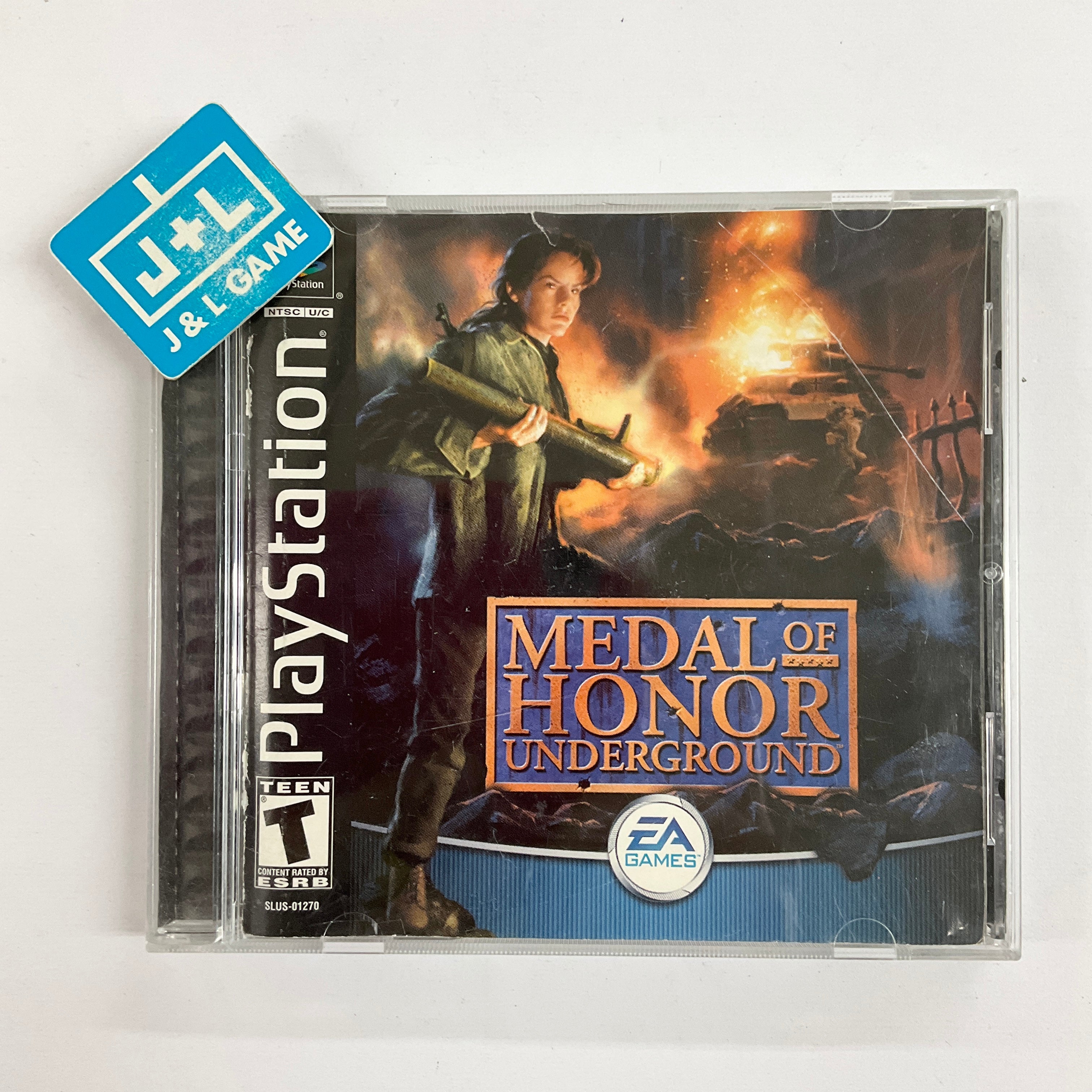 Medal of Honor Underground - (PS1) PlayStation 1 [Pre-Owned] Video Games Electronic Arts   
