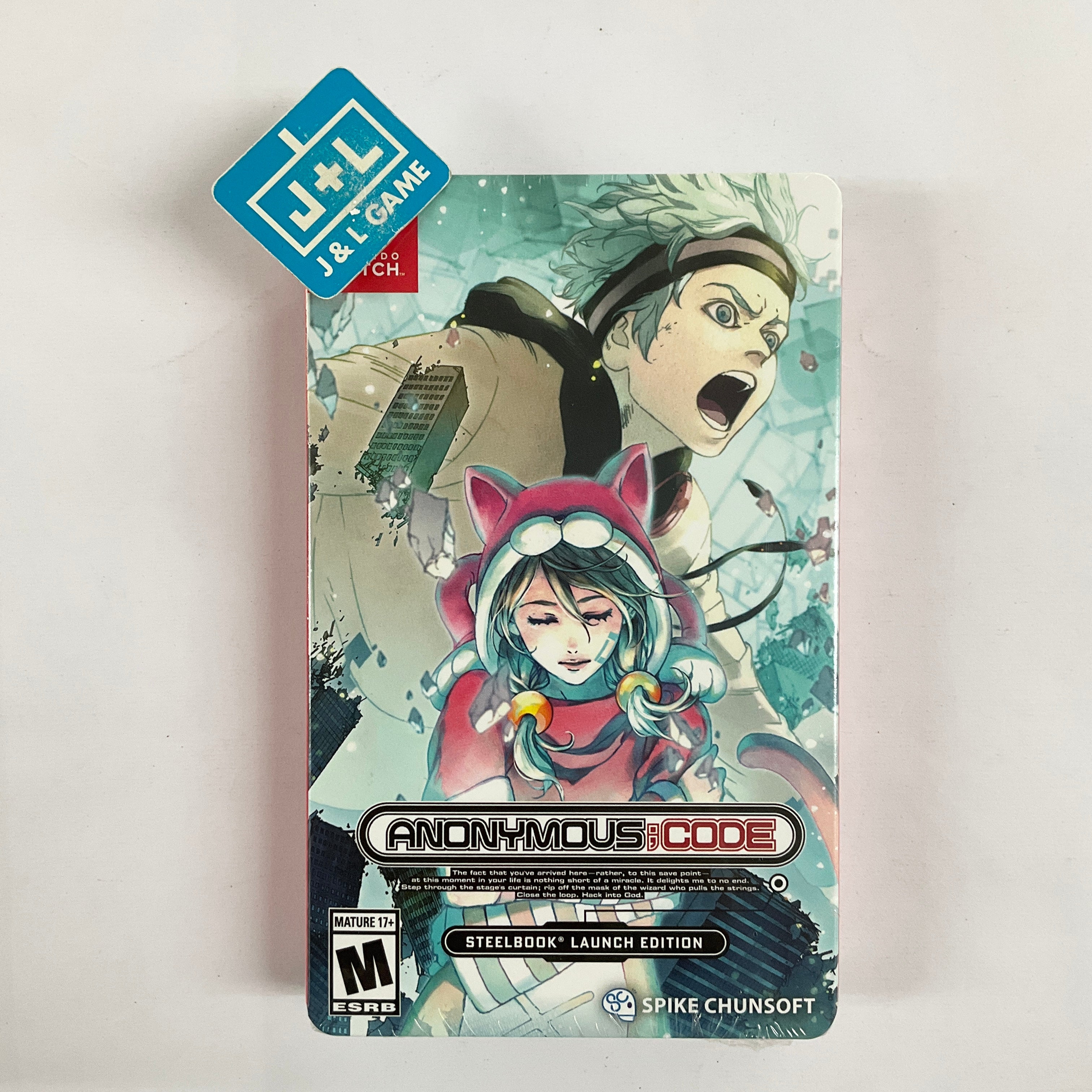 ANONYMOUS;CODE SteelBook Launch Edition - (NSW) Nintendo Switch Video Games Spike Chunsoft   