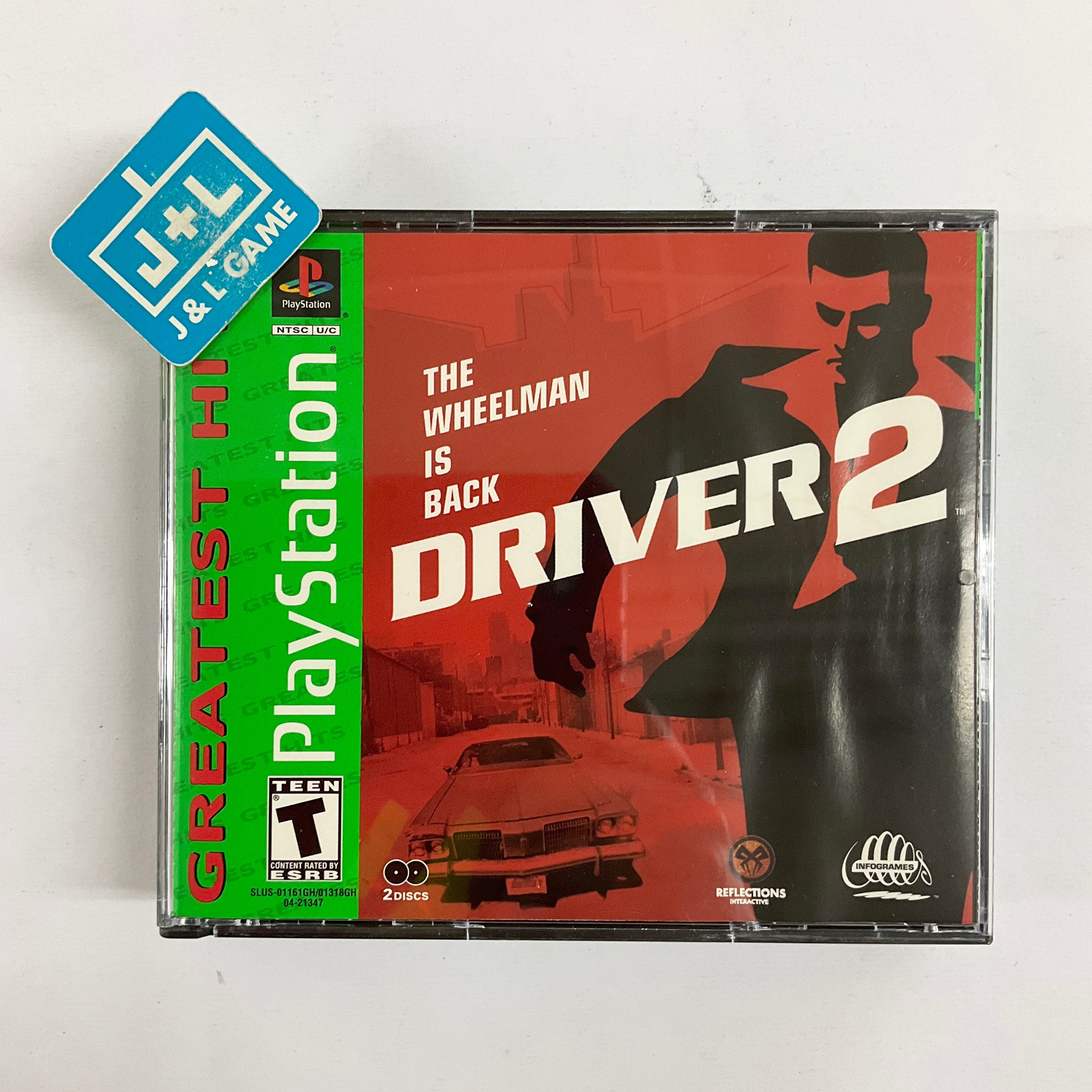 Driver 2 (Greatest Hits) - PlayStation 1 [Pre-Owned] Video Games Infogrames   