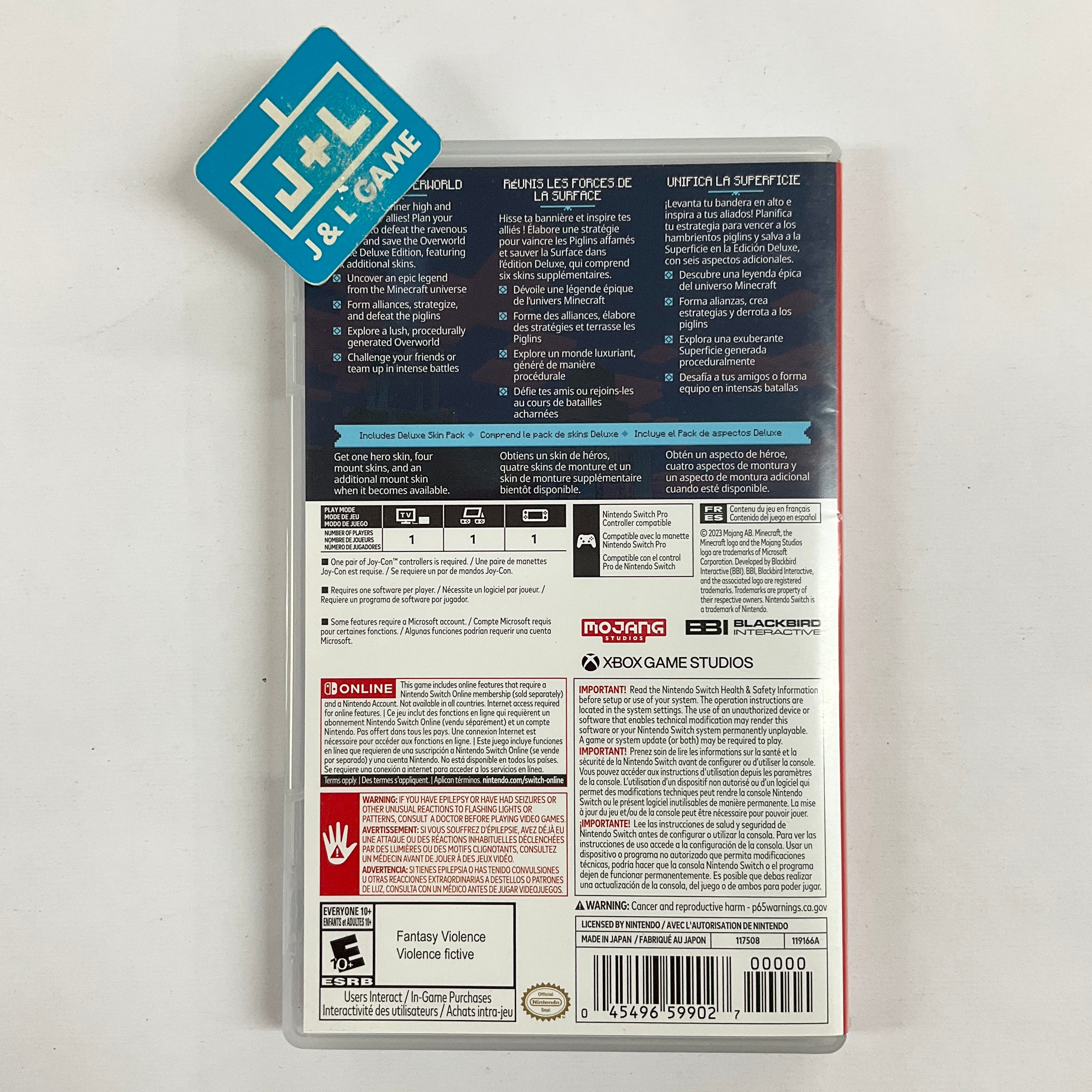 Minecraft Legends Deluxe Edition - (NSW) Nintendo Switch [Pre-Owned] Video Games Nintendo   