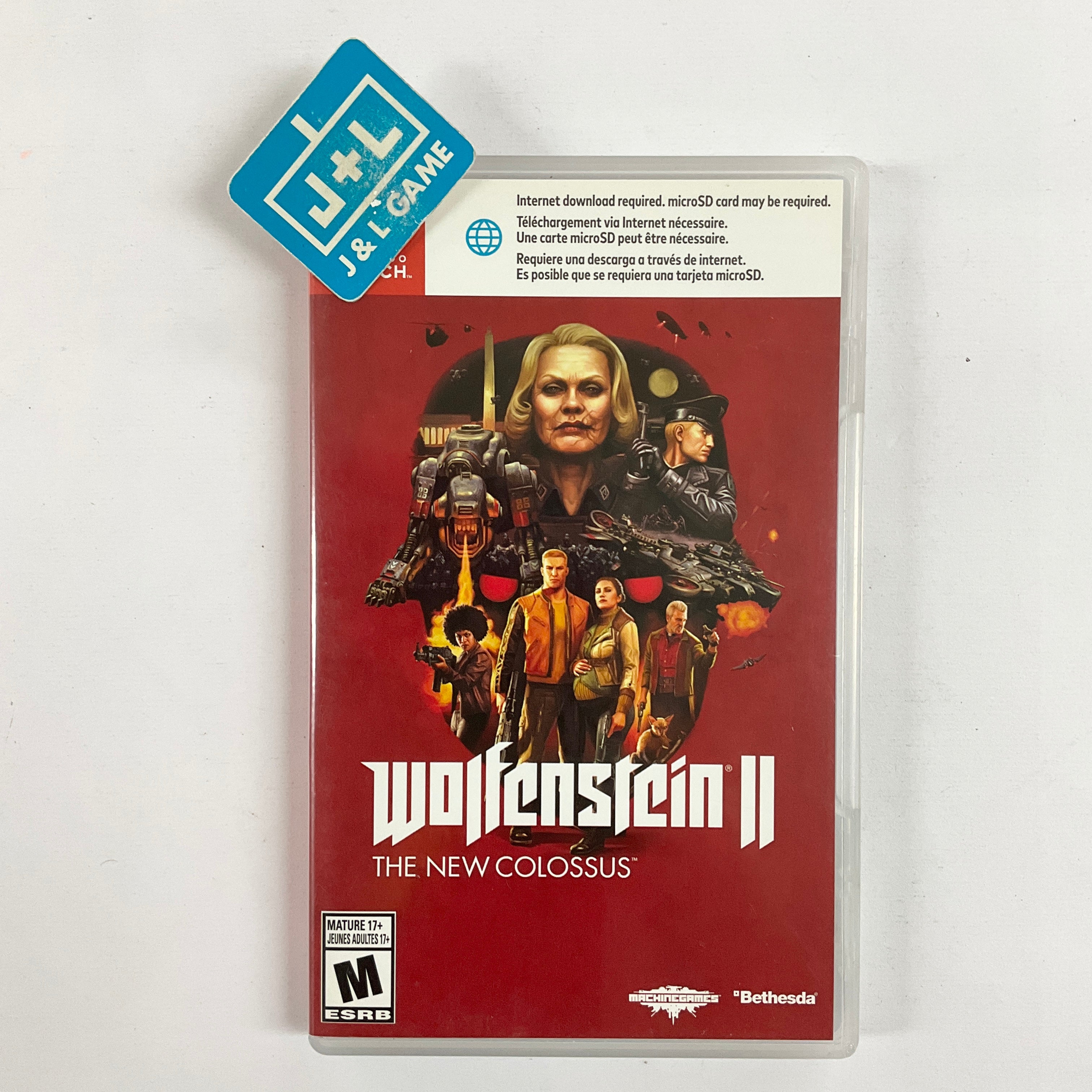 Wolfenstein II: The New Colossus - (NSW) Nintendo Switch [Pre-Owned] Video Games Nintendo   