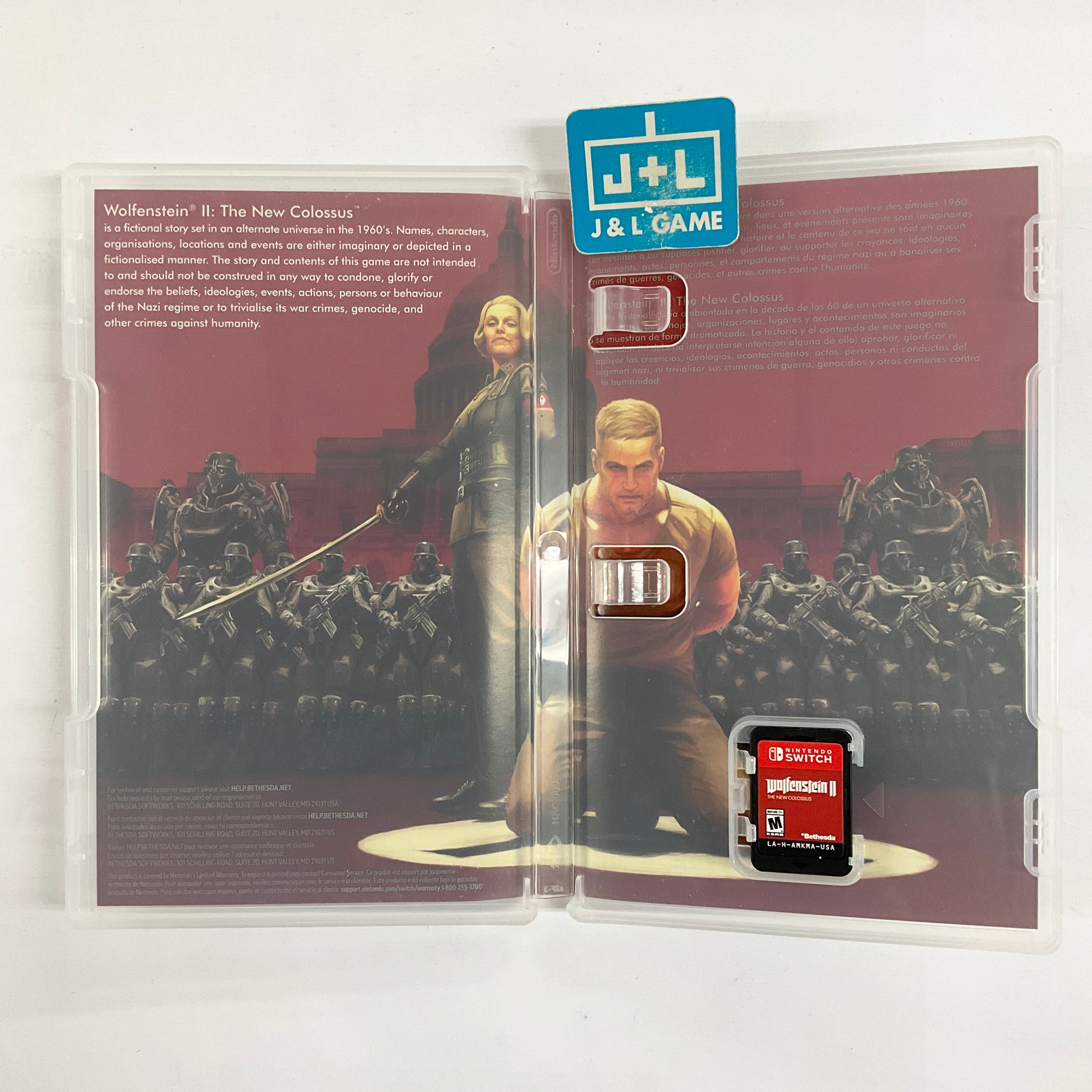 Wolfenstein II: The New Colossus - (NSW) Nintendo Switch [Pre-Owned] Video Games Nintendo   