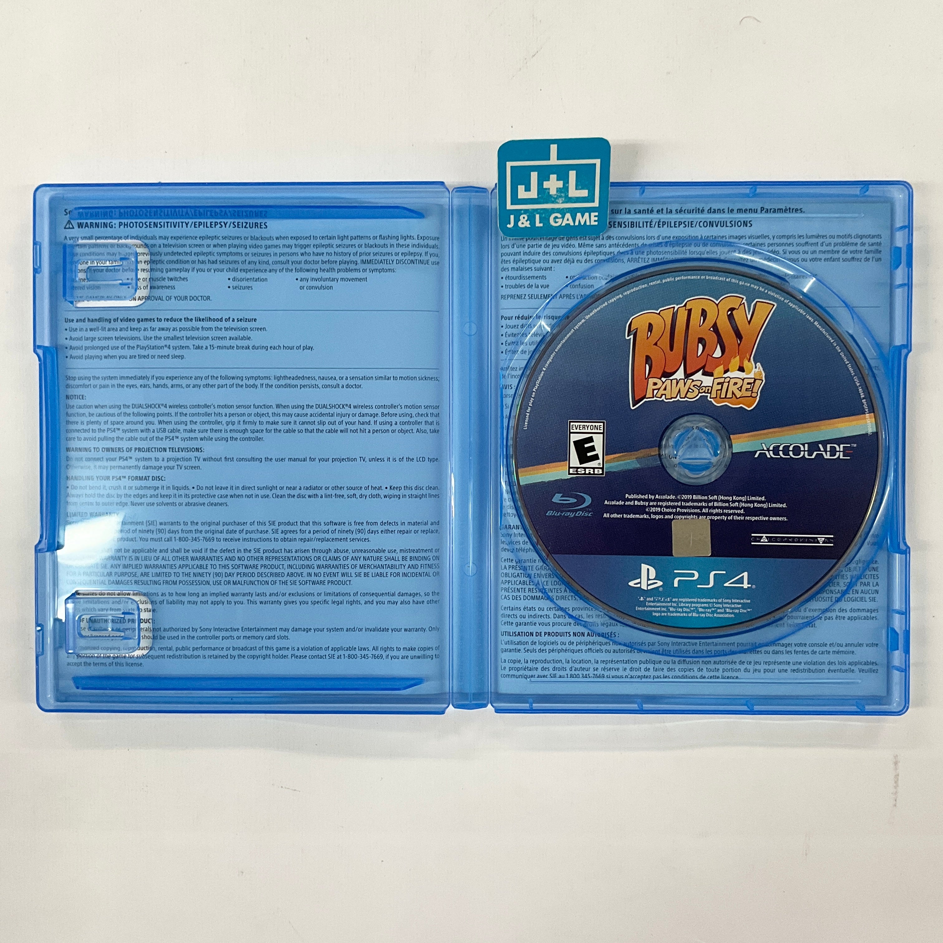 Bubsy: Paws on Fire - (PS4) PlayStation 4 [Pre-Owned] Video Games Accolade   