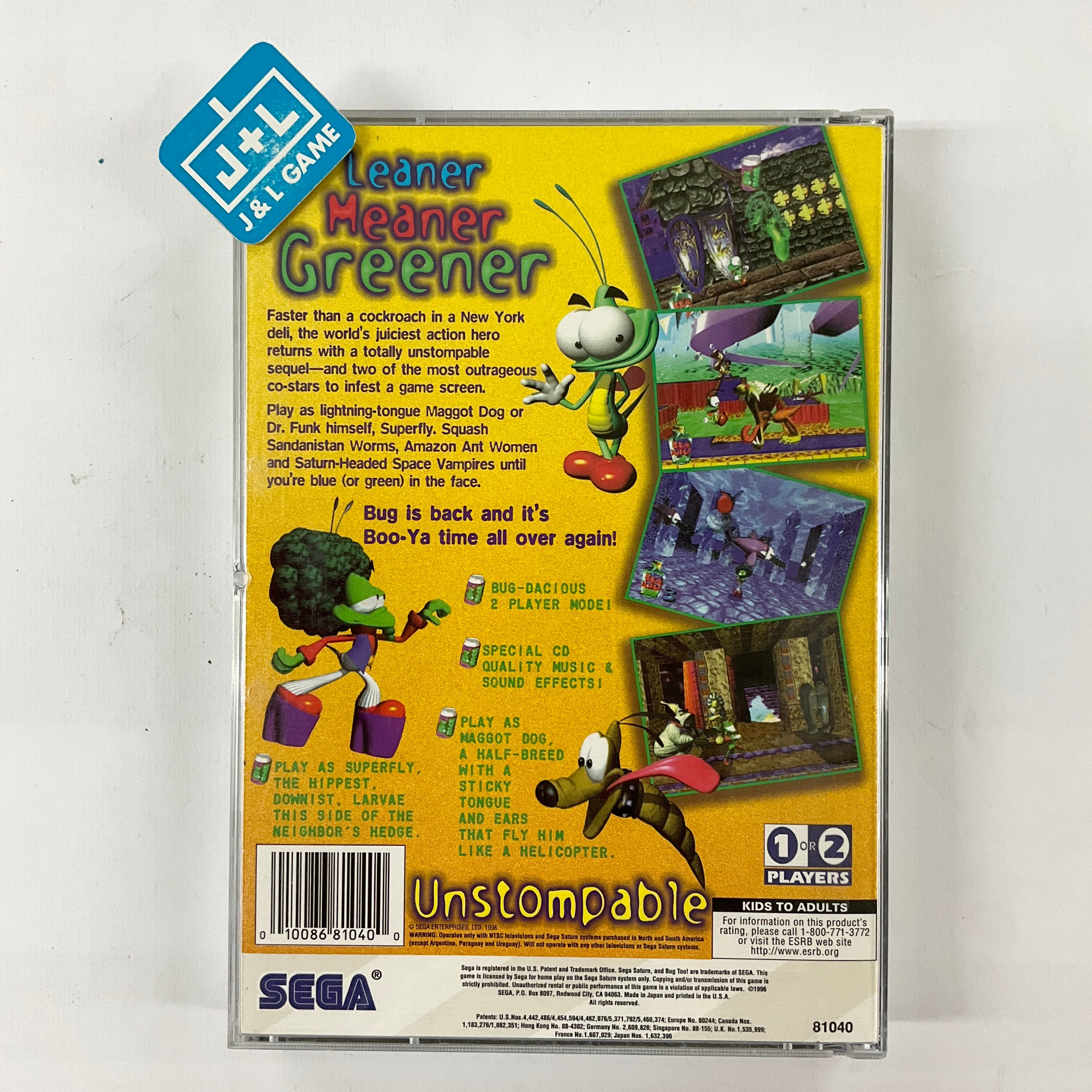 Bug Too! - (SS) SEGA Saturn [Pre-Owned] Video Games SEGA   
