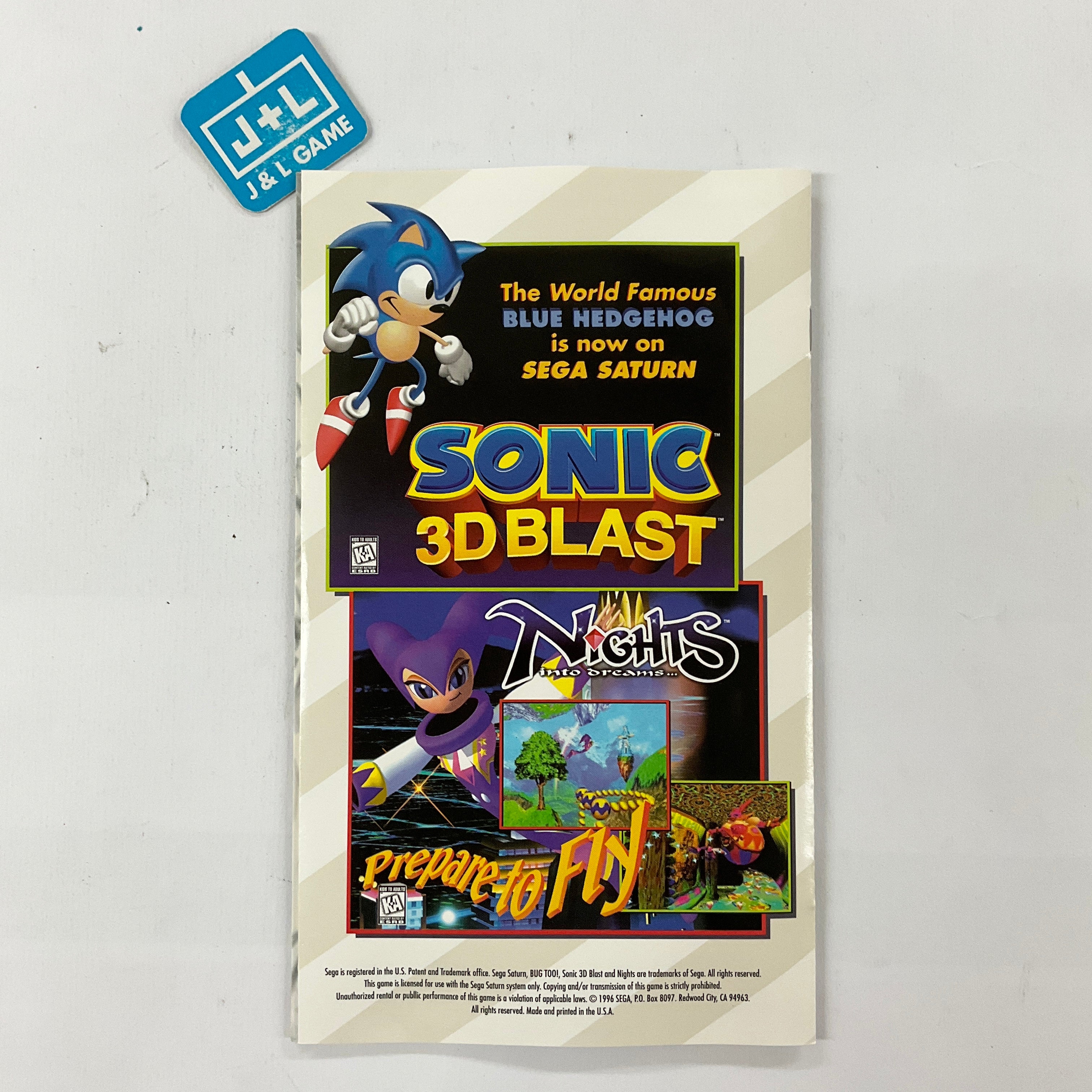 Bug Too! - (SS) SEGA Saturn [Pre-Owned] Video Games SEGA   