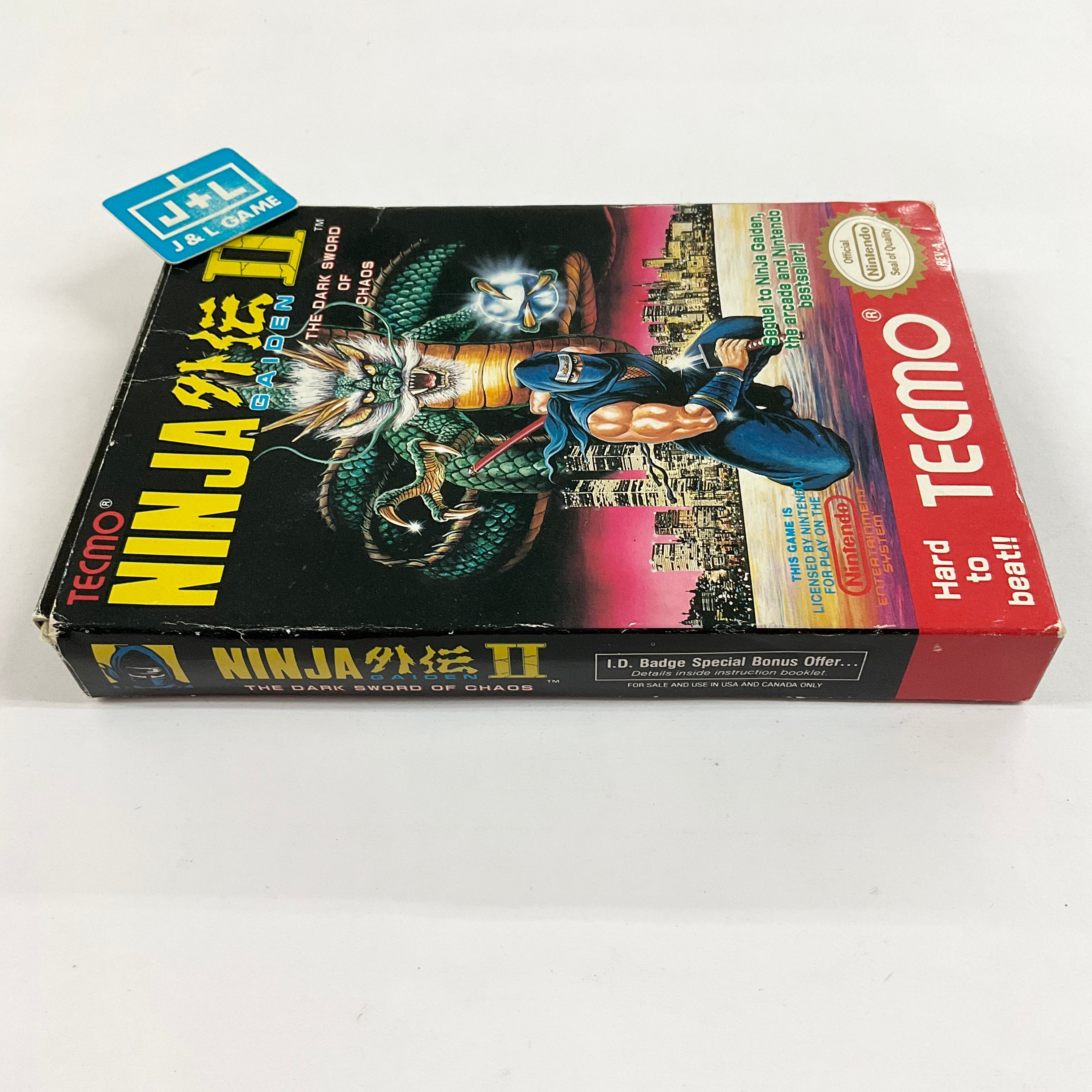 Ninja Gaiden II: The Dark Sword of Chaos - (NES) Nintendo Entertainment System [Pre-Owned] Video Games Tecmo   