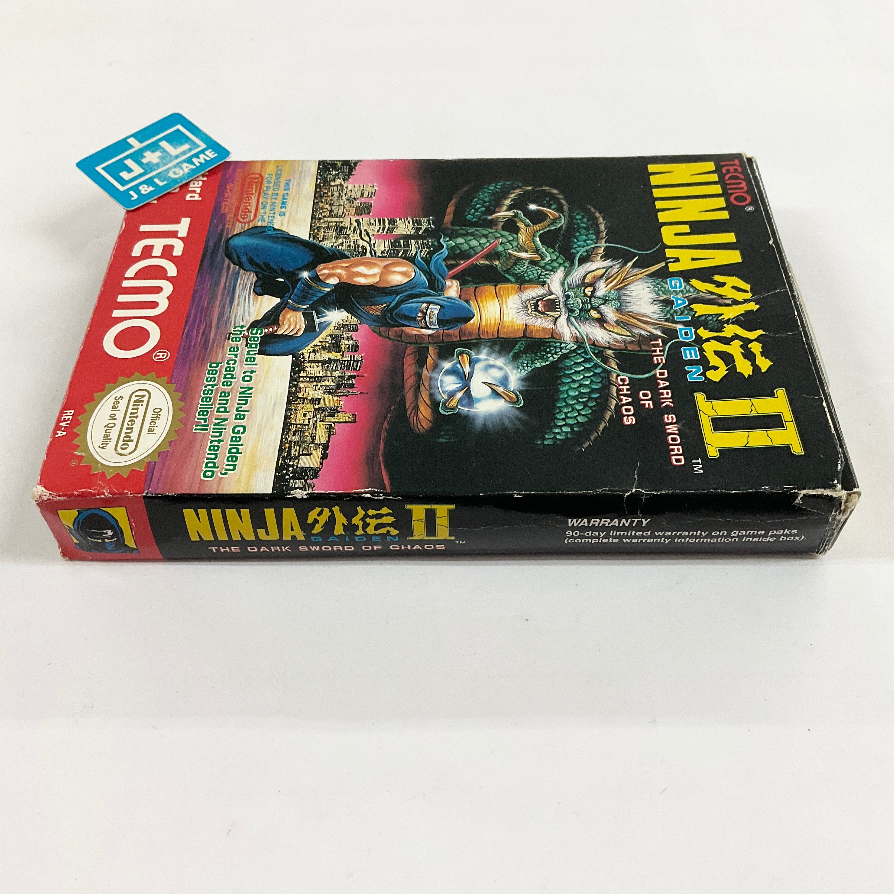 Ninja Gaiden II: The Dark Sword of Chaos - (NES) Nintendo Entertainment System [Pre-Owned] Video Games Tecmo   