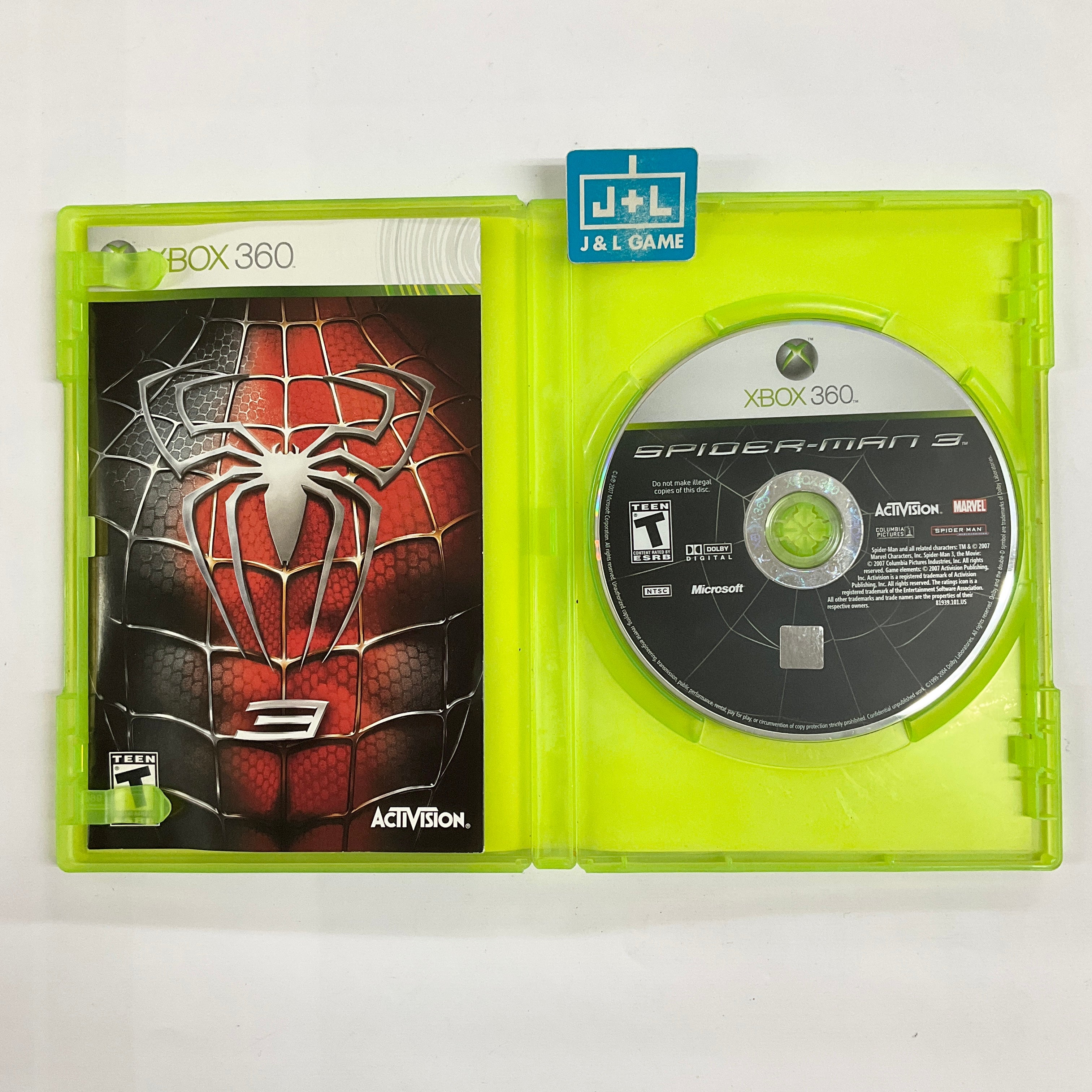 Spider-Man 3 - Xbox 360 [Pre-Owned] Video Games Activision   
