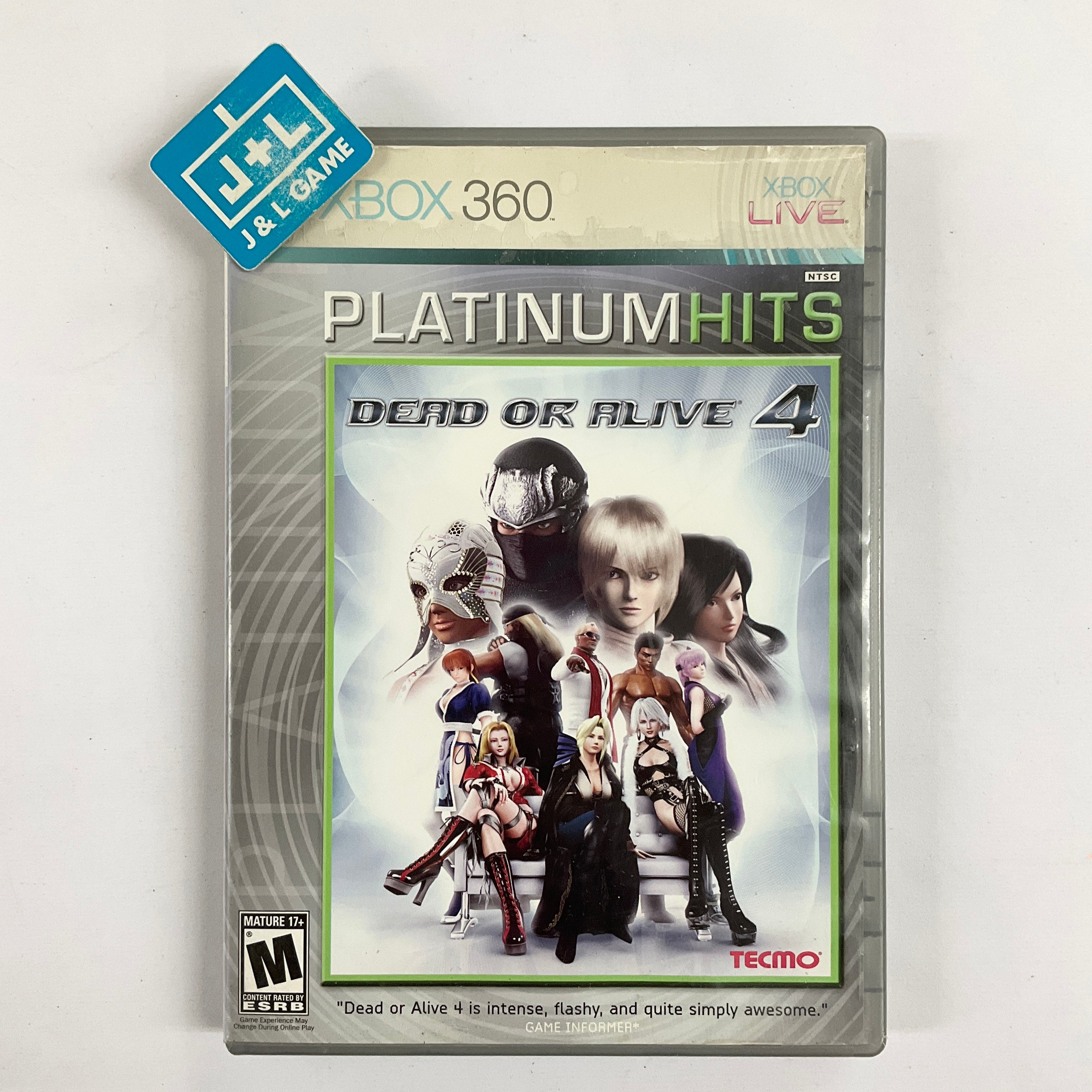 Dead or Alive 4 (Platinum Hits) - Xbox 360 [Pre-Owned] Video Games Tecmo   