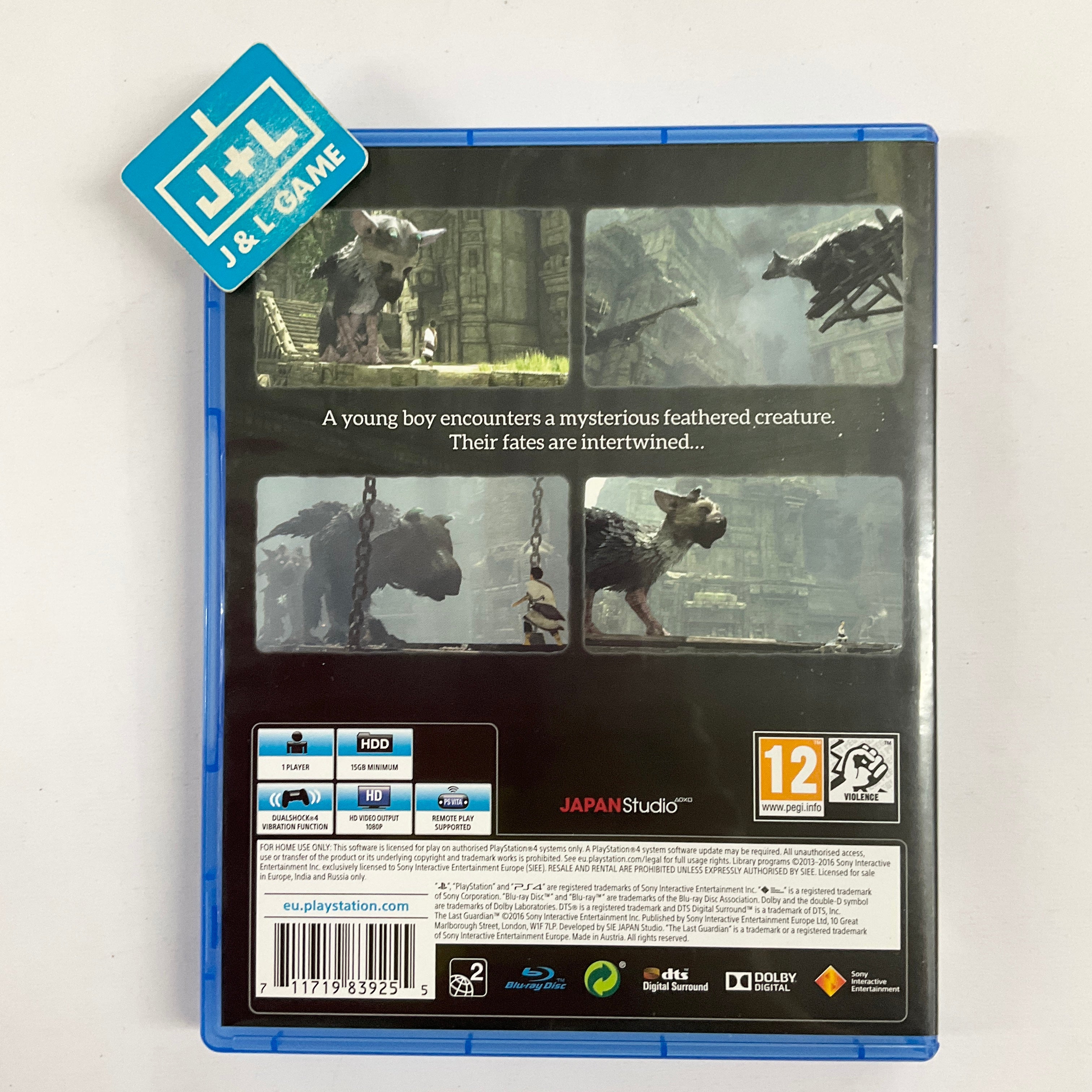 The Last Guardian - (PS4) PlayStation 4 [Pre-Owned] (European Import) Video Games Sony Interactive Entertainment   