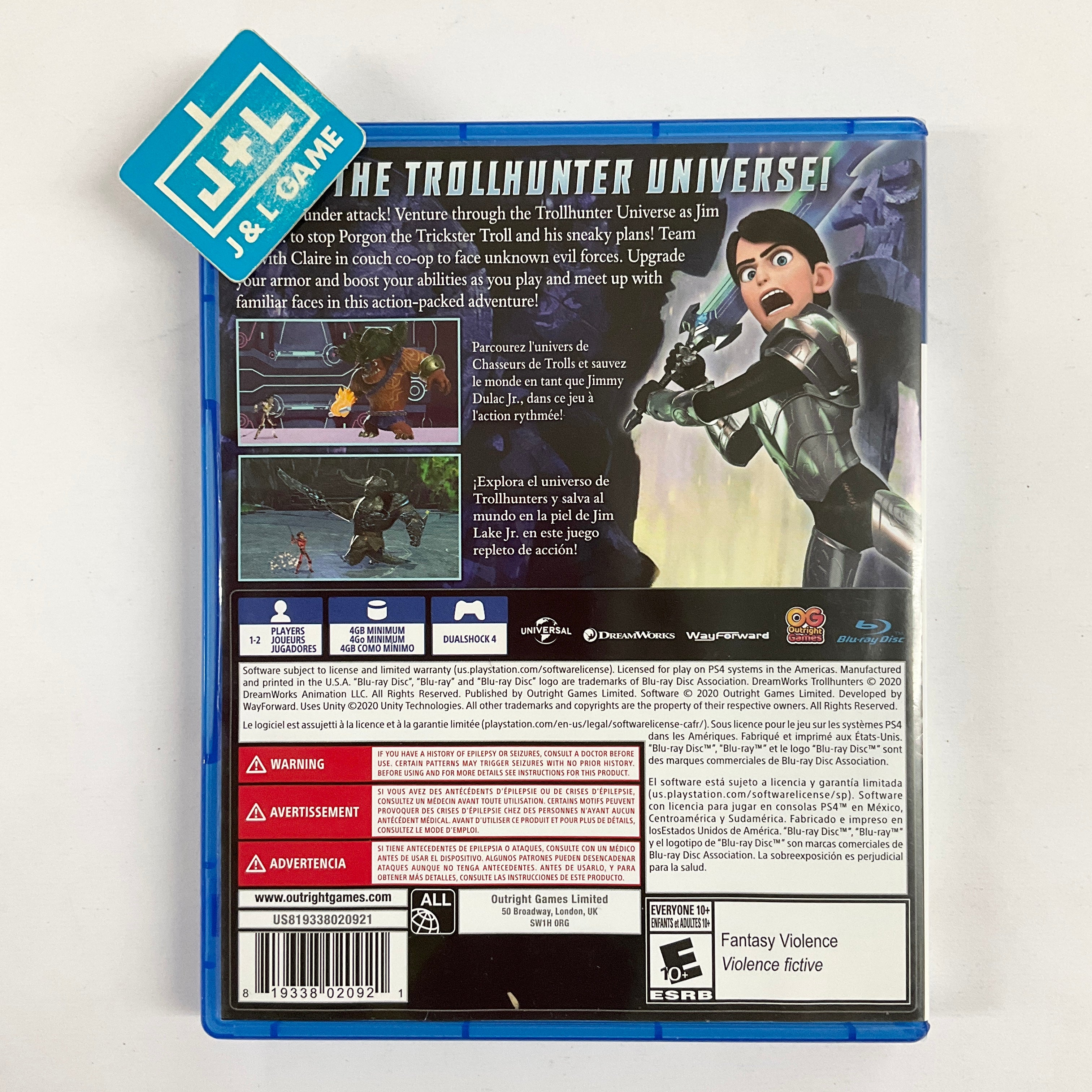 Trollhunters: Defenders of Arcadia - (PS4) PlayStation 4 [Pre-Owned] Video Games Outright Games