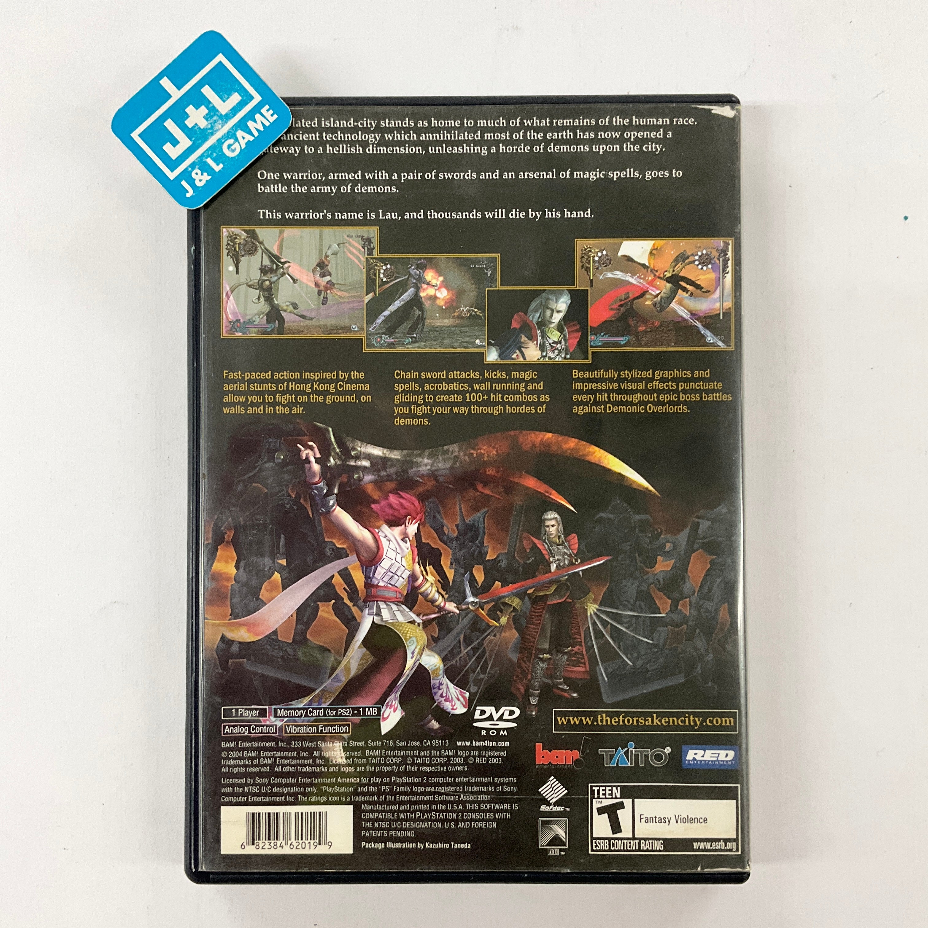 Bujingai: The Forsaken City - (PS2) Playstation 2 [Pre-Owned] Video Games Taito Corporation   