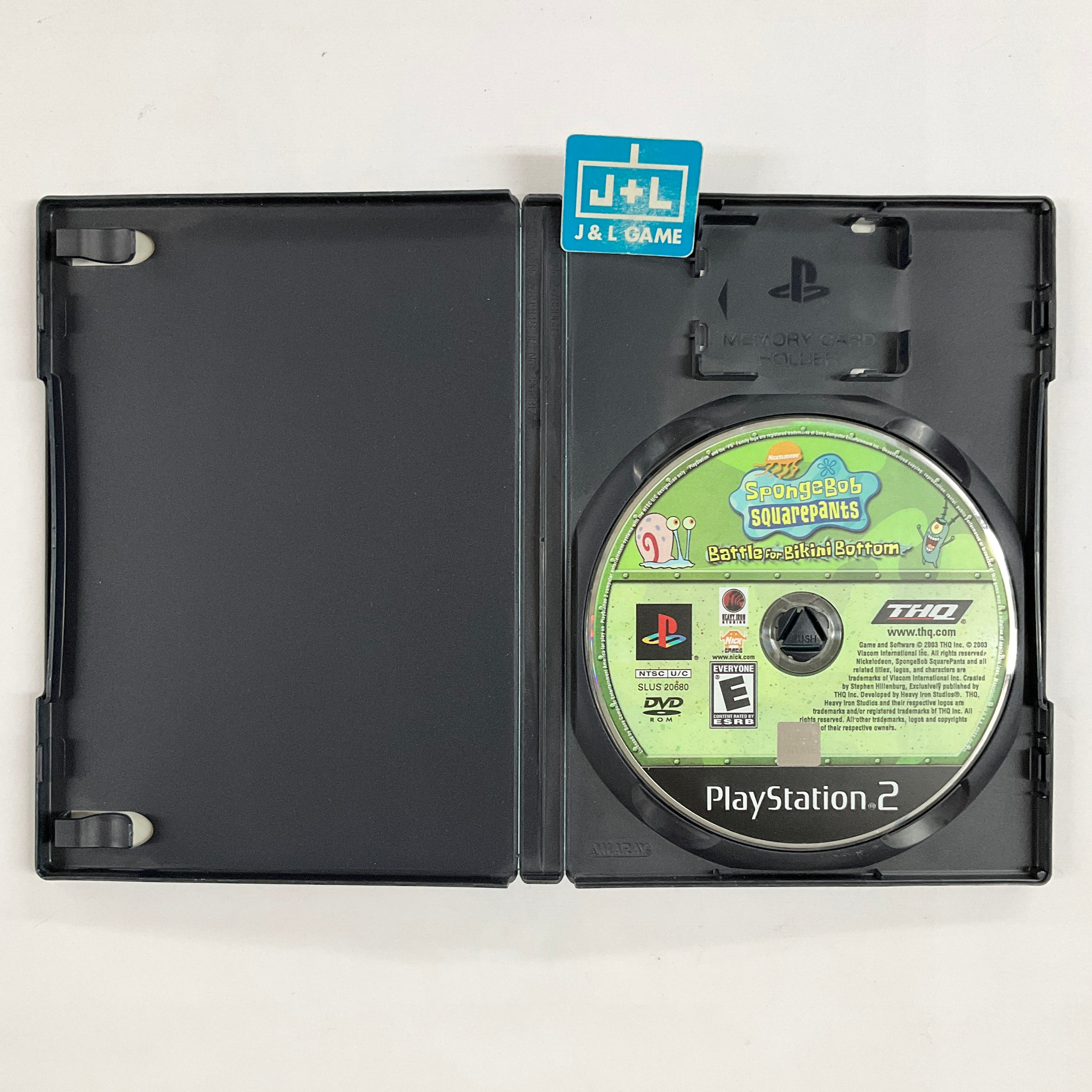 SpongeBob SquarePants: Battle for Bikini Bottom - (PS2) PlayStation 2 [Pre-Owned] Video Games THQ   