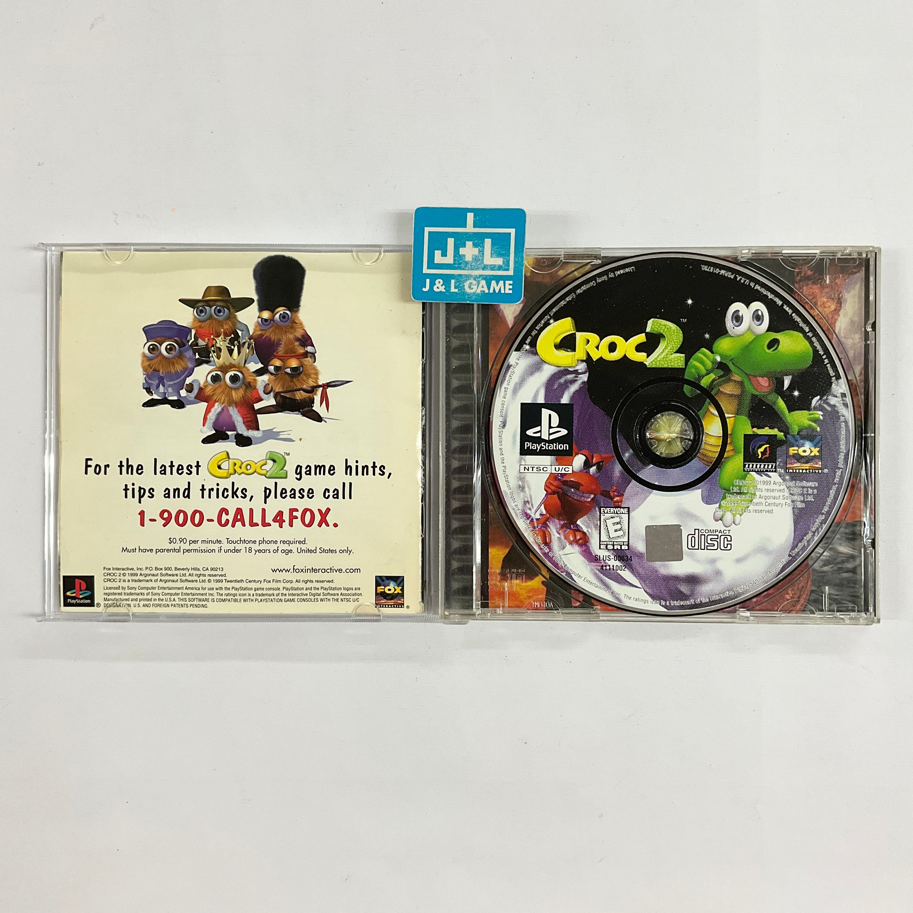 Croc 2  - (PS1) PlayStation 1 [Pre-Owned] Video Games Fox Interactive   