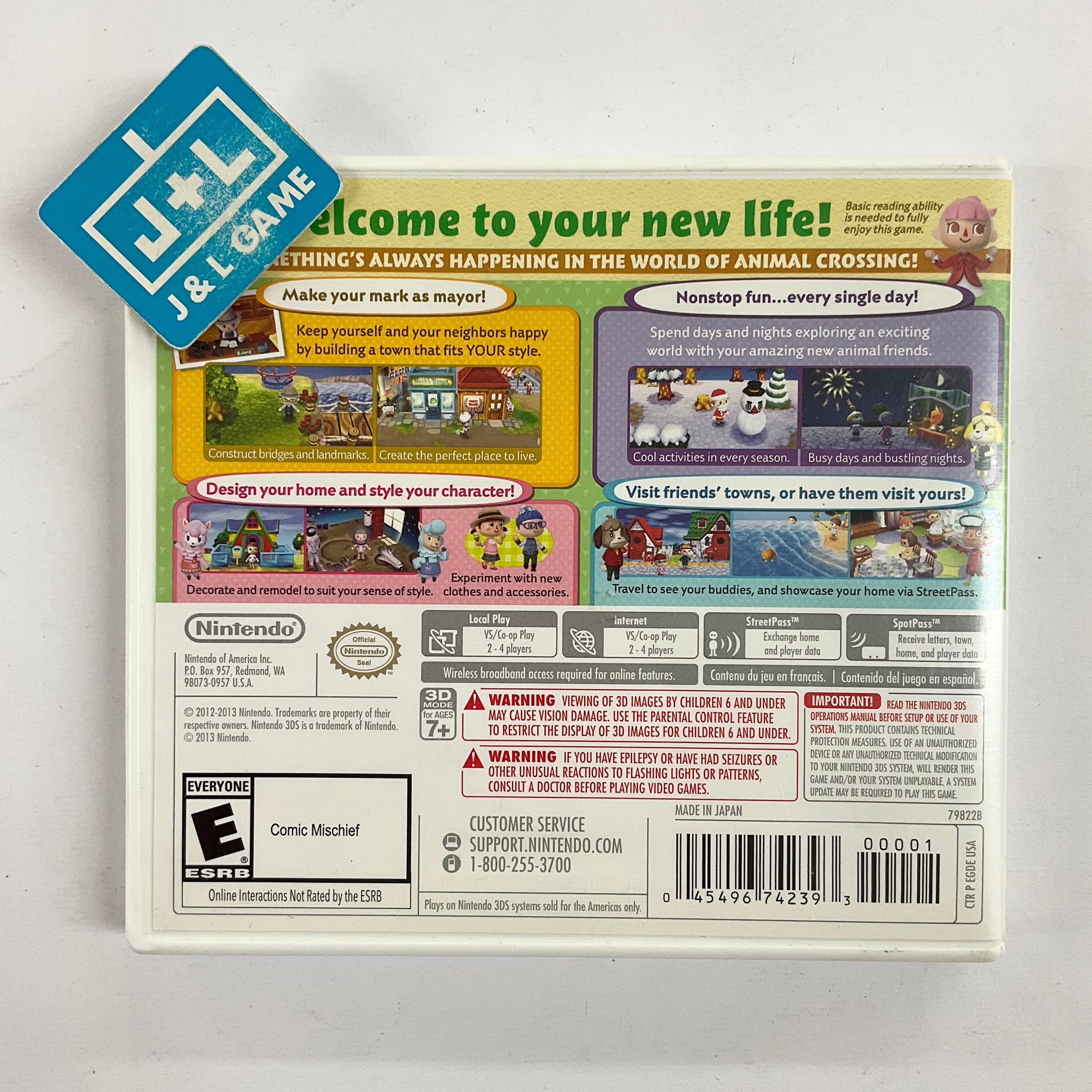 Animal Crossing New Leaf - Nintendo 3DS [Pre-Owned] Video Games Nintendo   