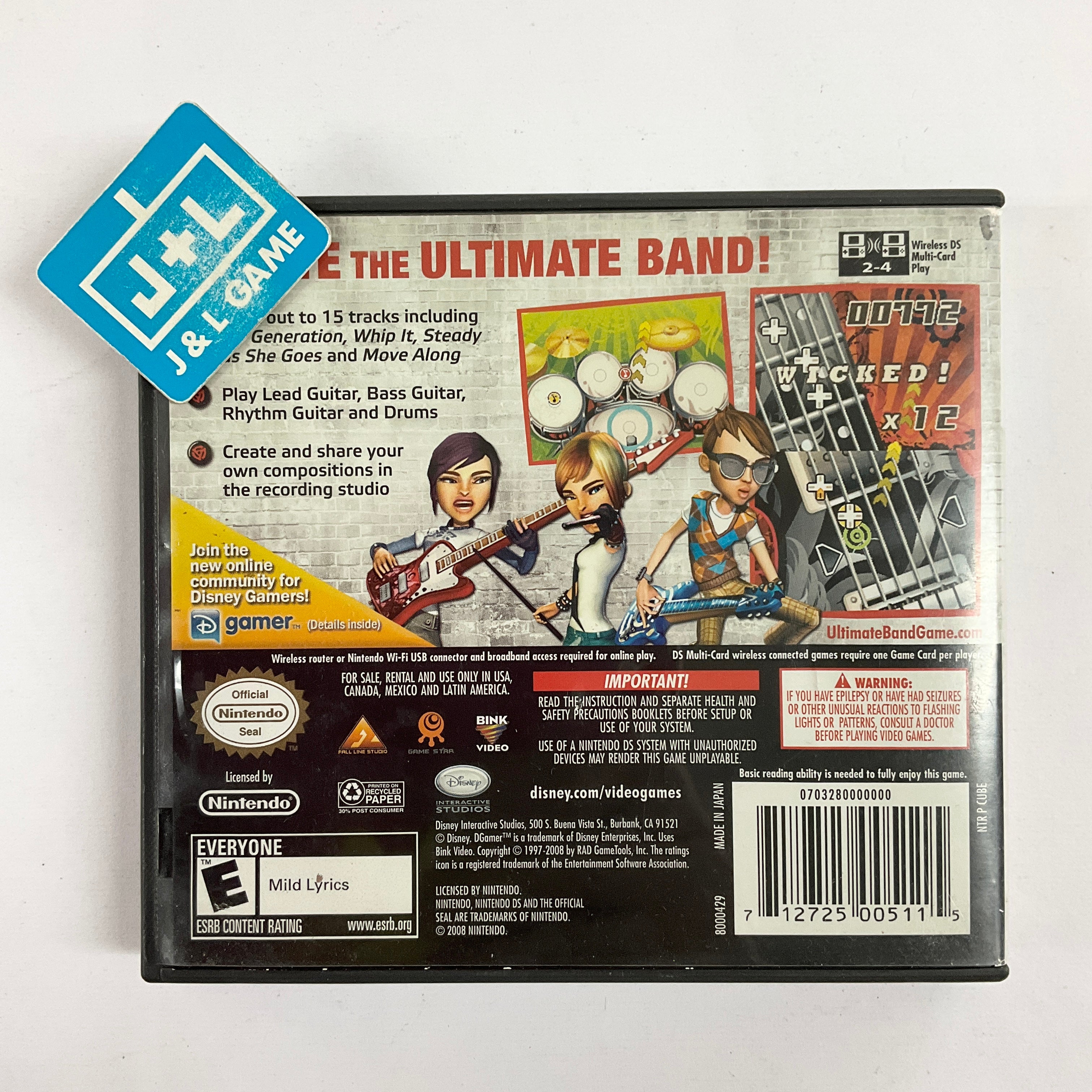 Ultimate Band - (NDS) Nintendo DS [Pre-Owned] Video Games Disney Interactive Studios   