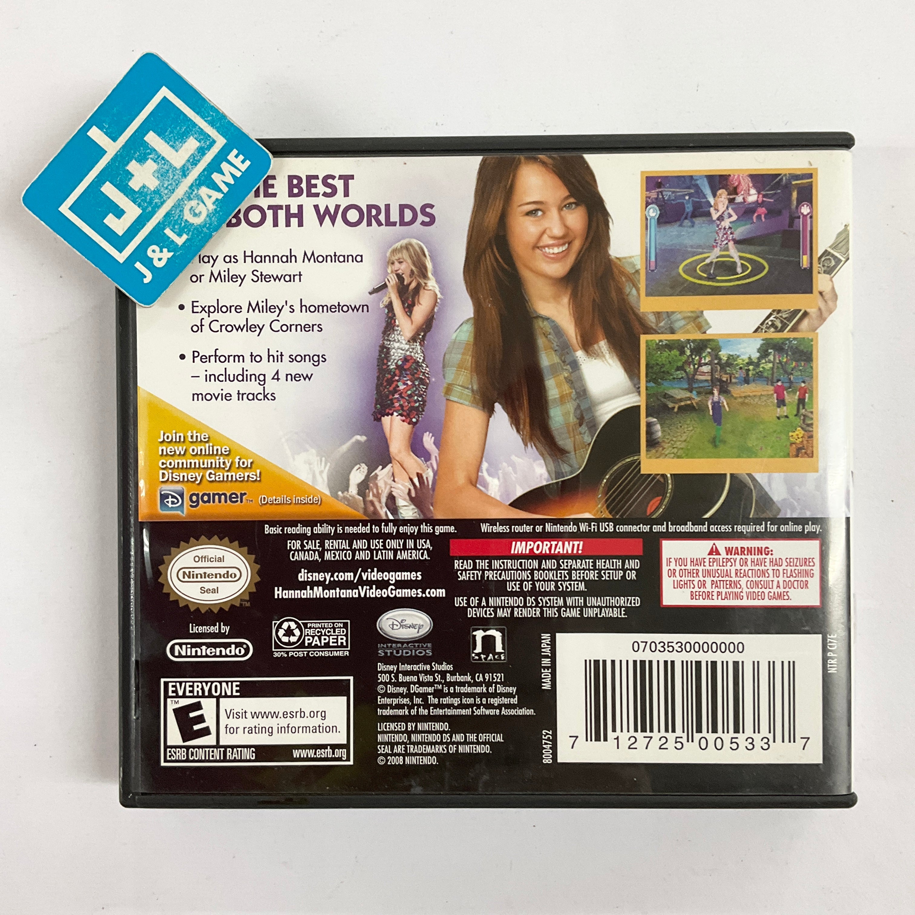 Hannah Montana: The Movie - (NDS) Nintendo DS [Pre-Owned] Video Games Disney Interactive Studios   