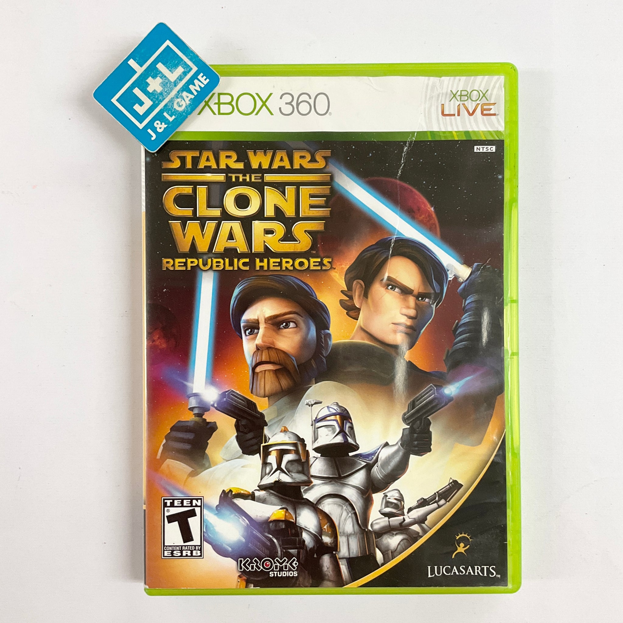 Star Wars The Clone Wars: Republic Heroes - Xbox 360 [Pre-Owned] Video Games LucasArts   