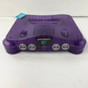 Nintendo 64 Hardware Console (Clear Purple) - (N64) Nintendo 64 [Pre-Owned] Consoles Nintendo   