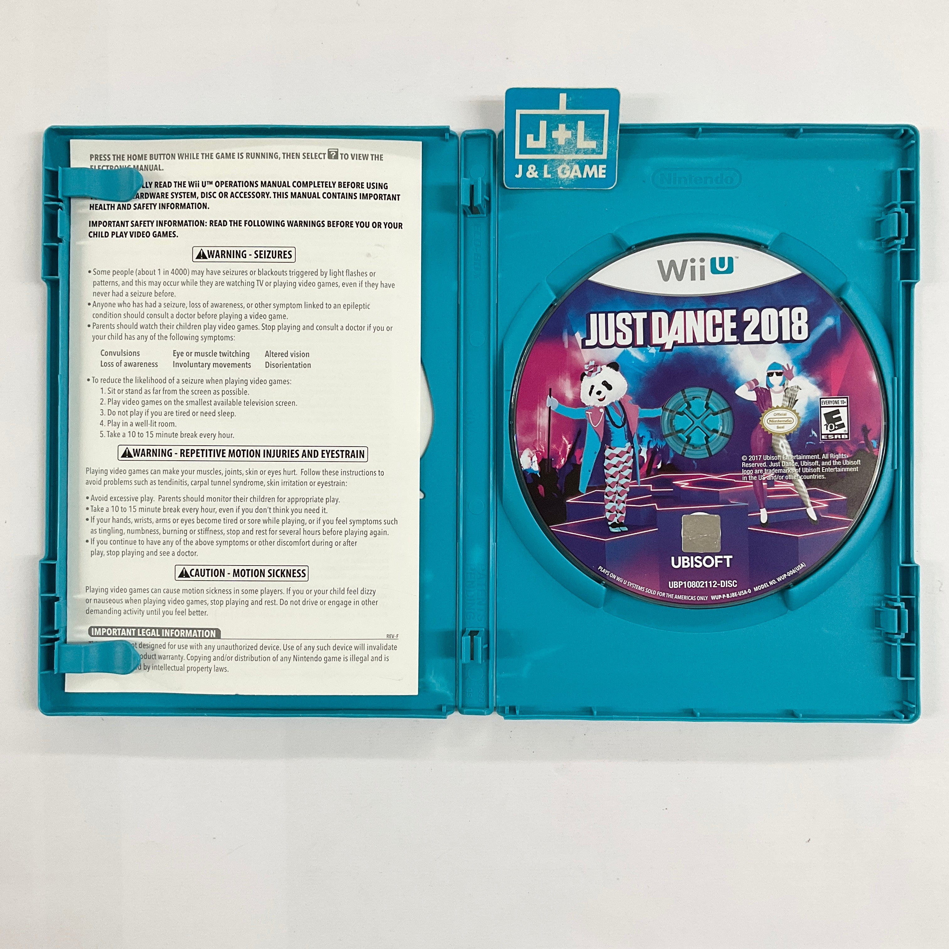 Just Dance 2018 - Nintendo Wii U [Pre-Owned] Video Games Ubisoft   