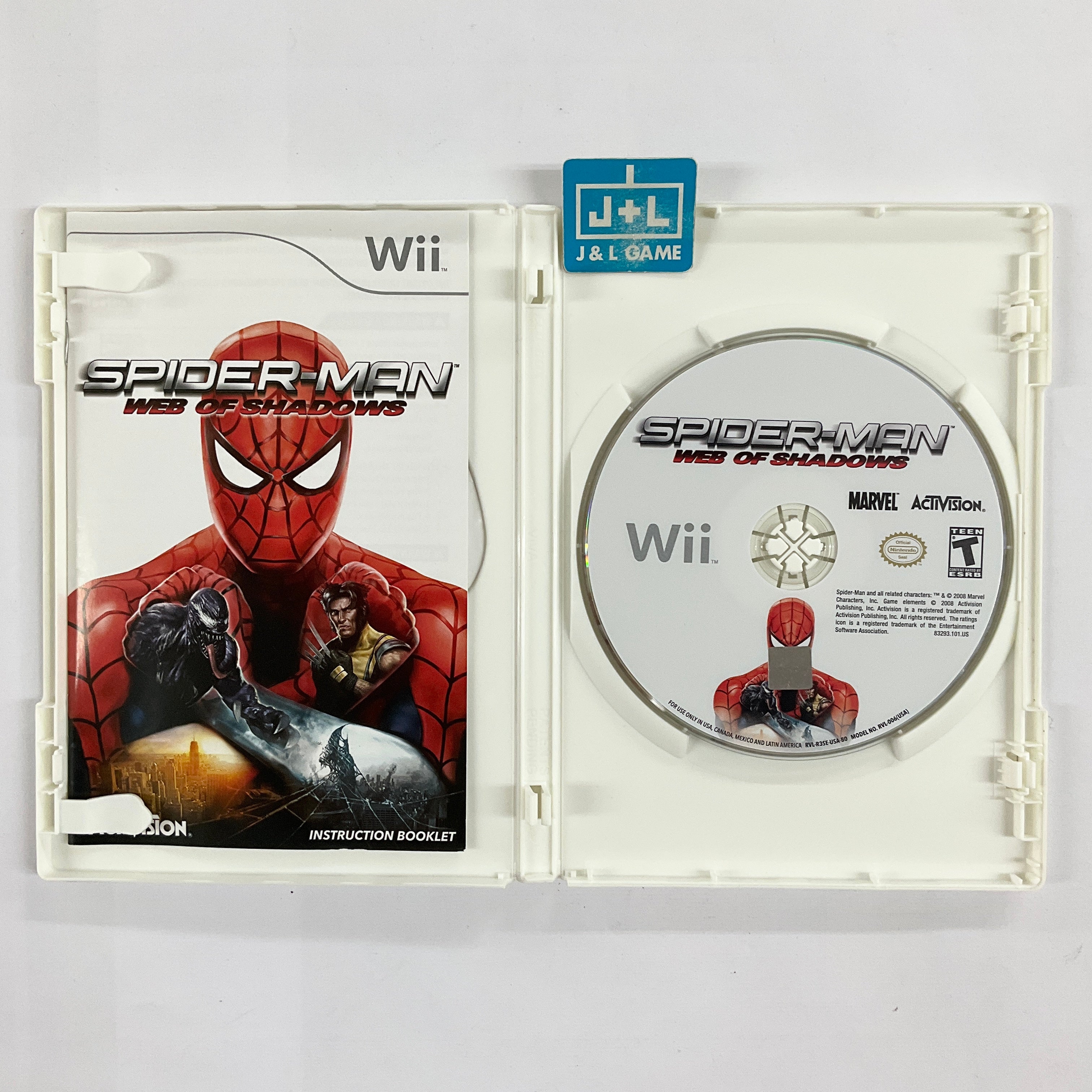 Spider-Man: Web of Shadows - Nintendo Wii [Pre-Owned] | J&L Game