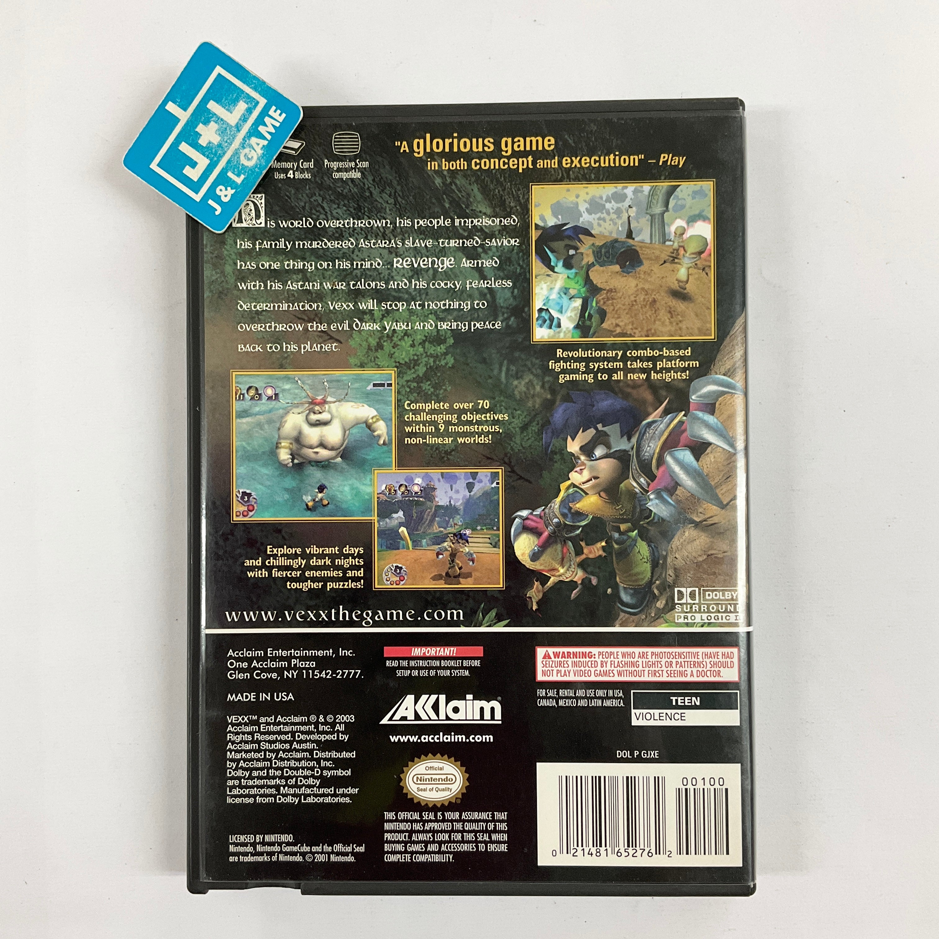 Vexx - (GC) GameCube [Pre-Owned] Video Games Acclaim   