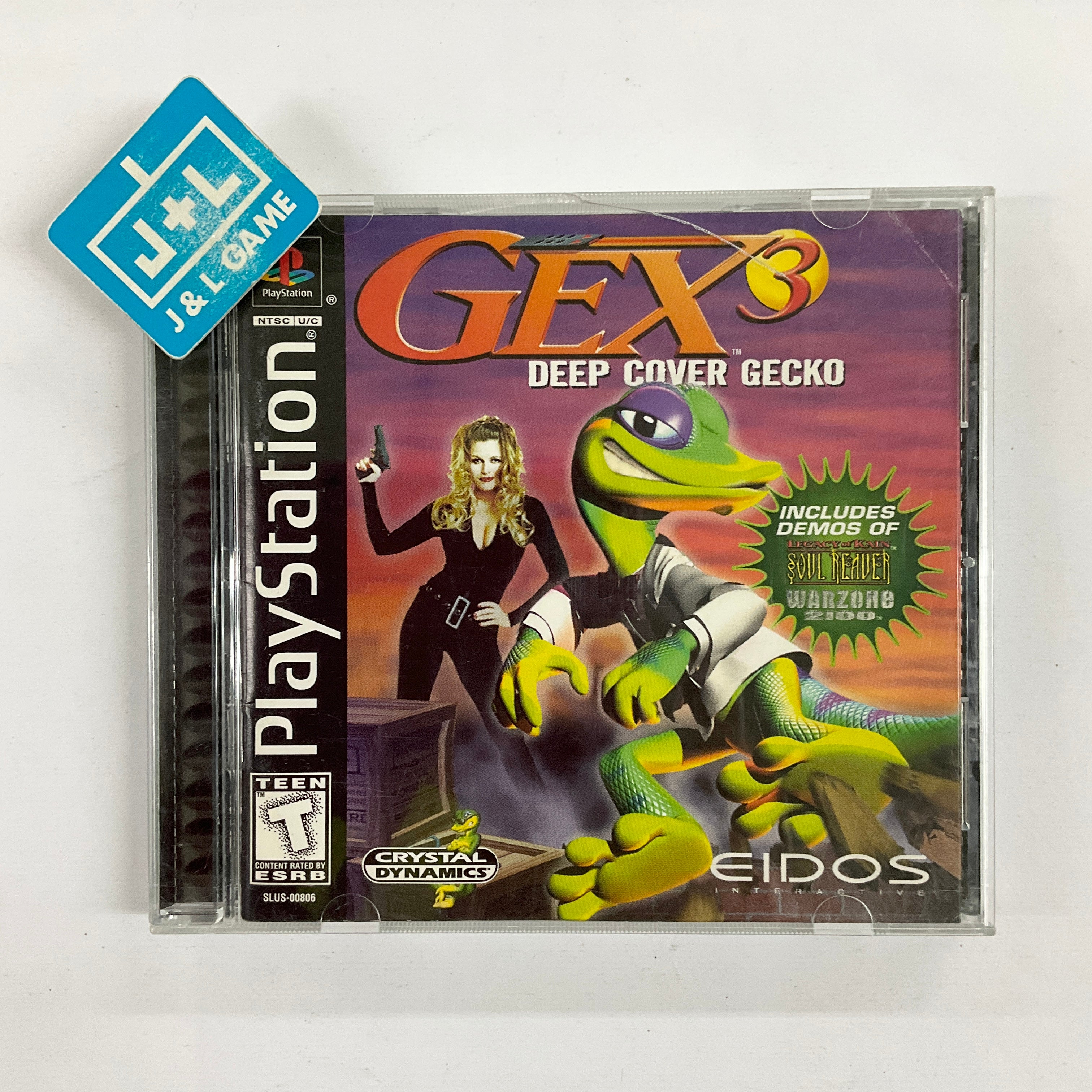 Gex 3: Deep Cover Gecko - (PS1) Playstation 1 [Pre-Owned] Video Games Eidos Interactive   
