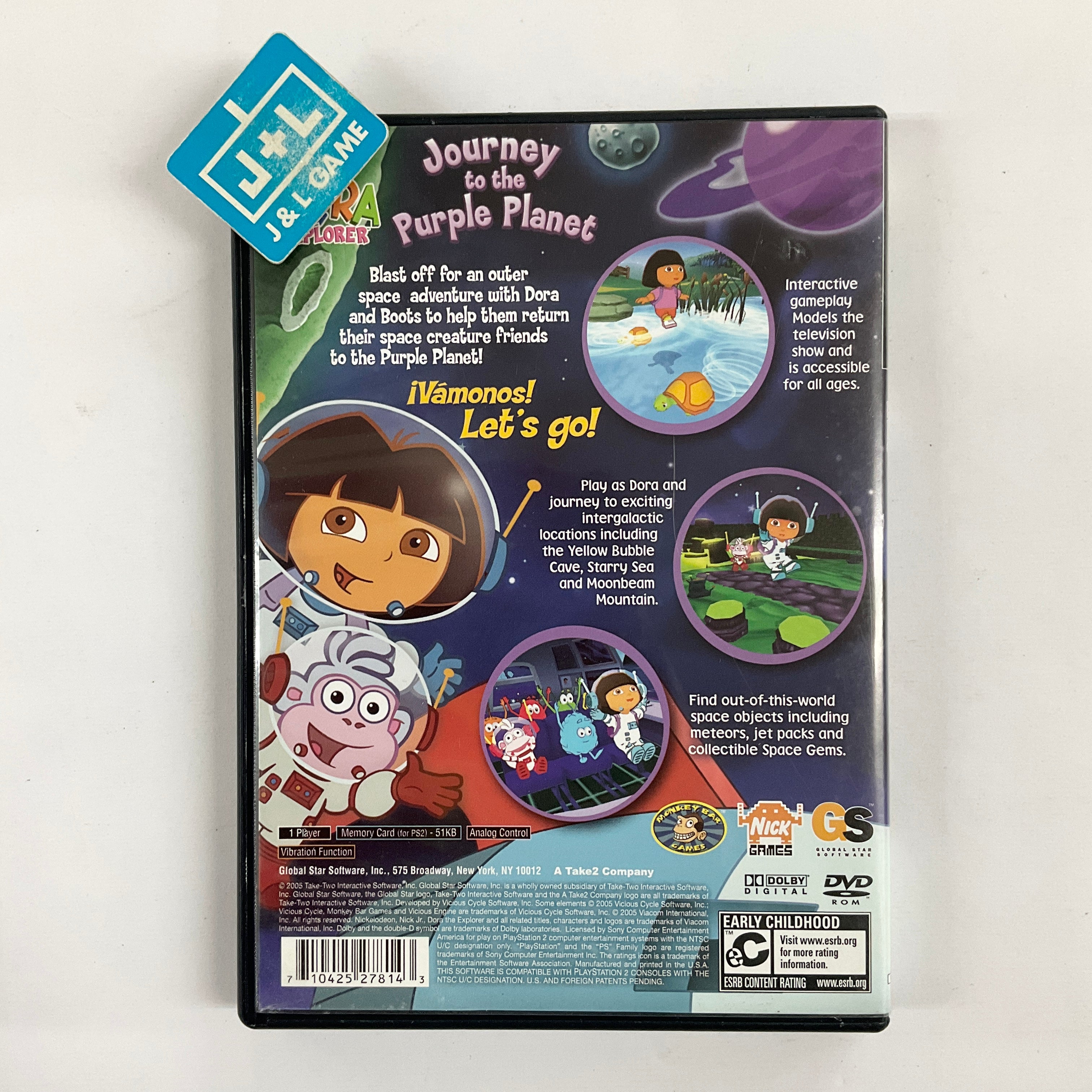 Dora the Explorer: Journey to the Purple Planet - (PS2) PlayStation 2 [Pre-Owned] Video Games Global Star Software   