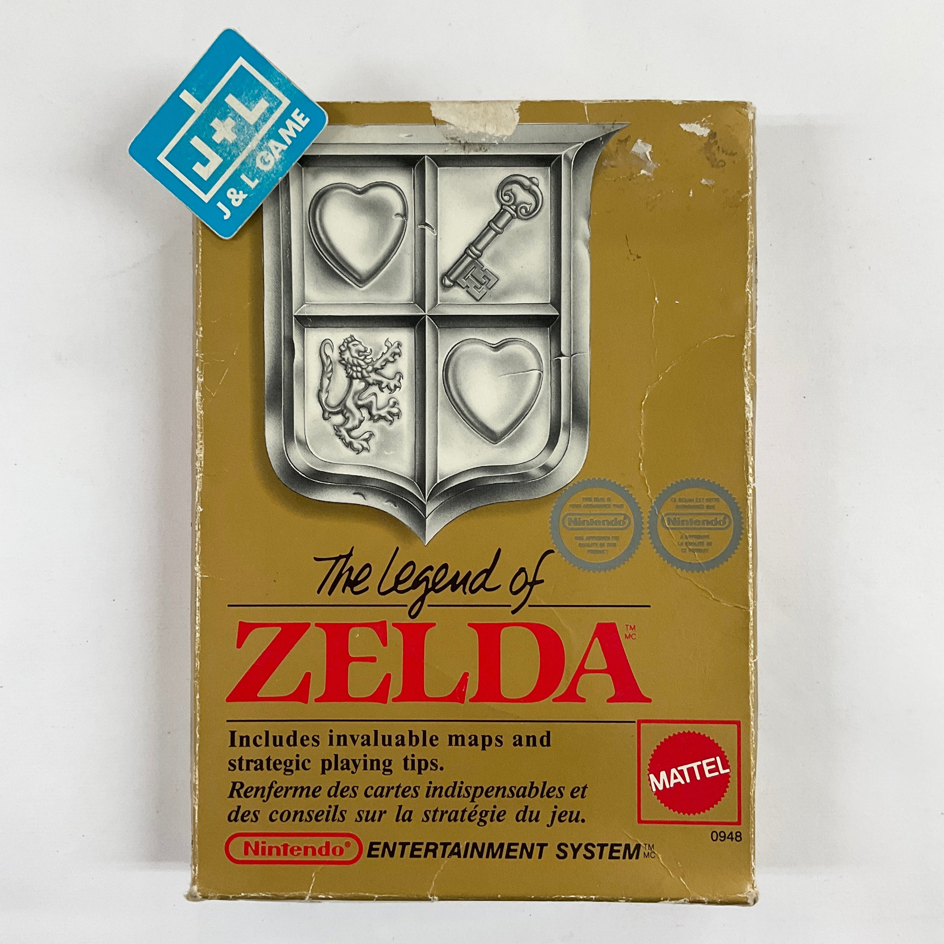 The Legend of Zelda (Gold Series) (Canadian) - (NES) Nintendo Entertainment System [Pre-Owned] Video Games Nintendo   