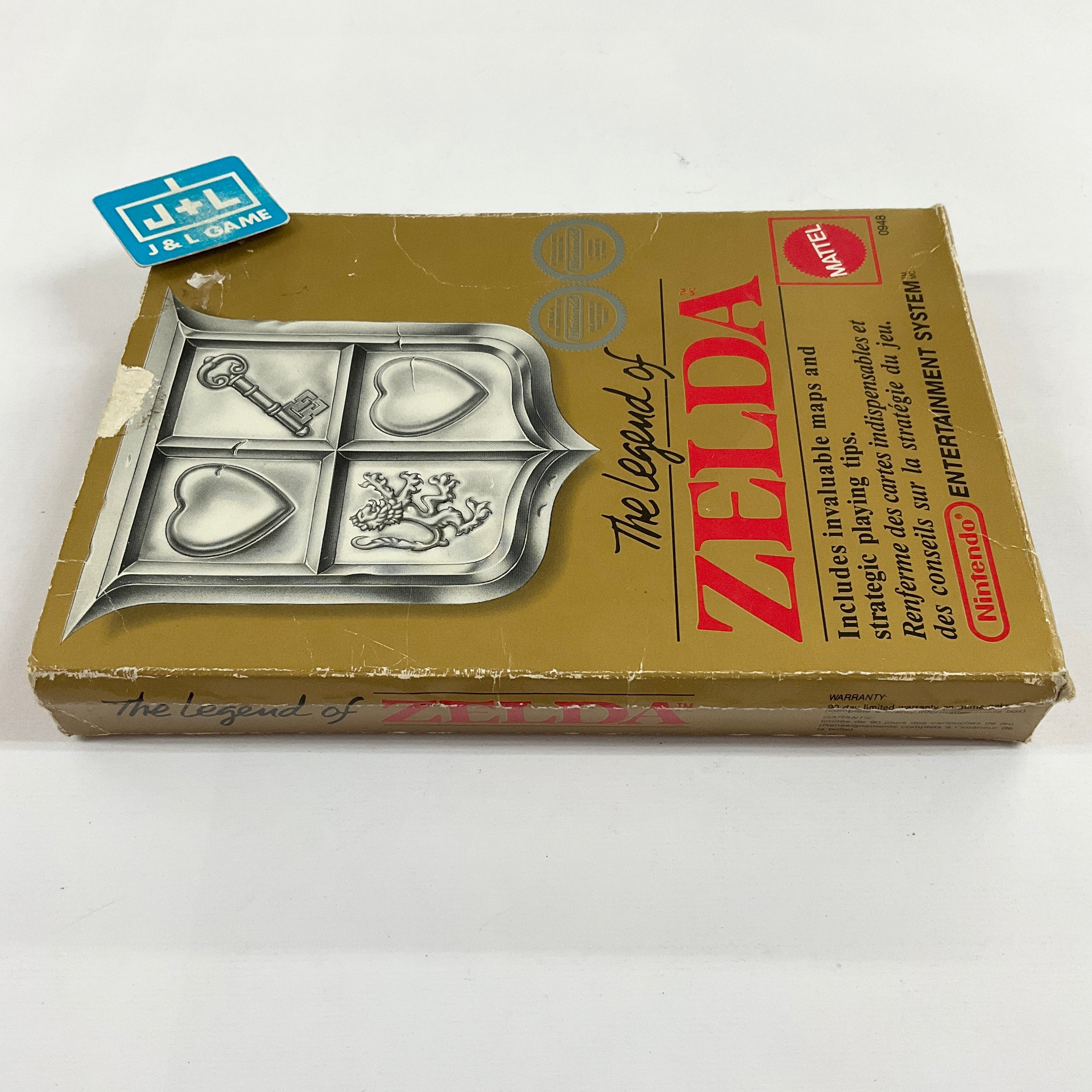 The Legend of Zelda (Gold Series) (Canadian) - (NES) Nintendo Entertainment System [Pre-Owned] Video Games Nintendo   