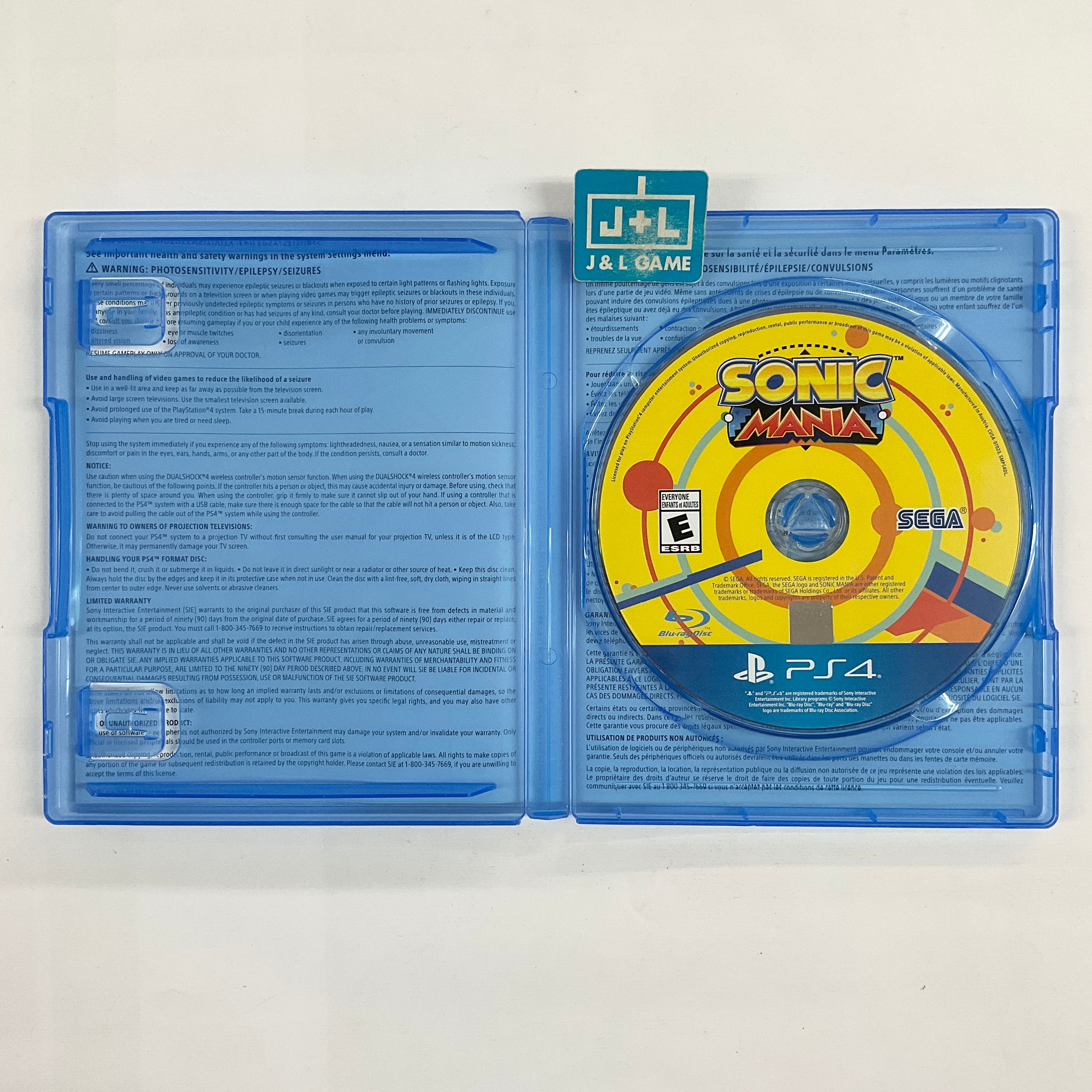 Sonic Mania - (PS4) PlayStation 4 [Pre-Owned] Video Games SEGA   