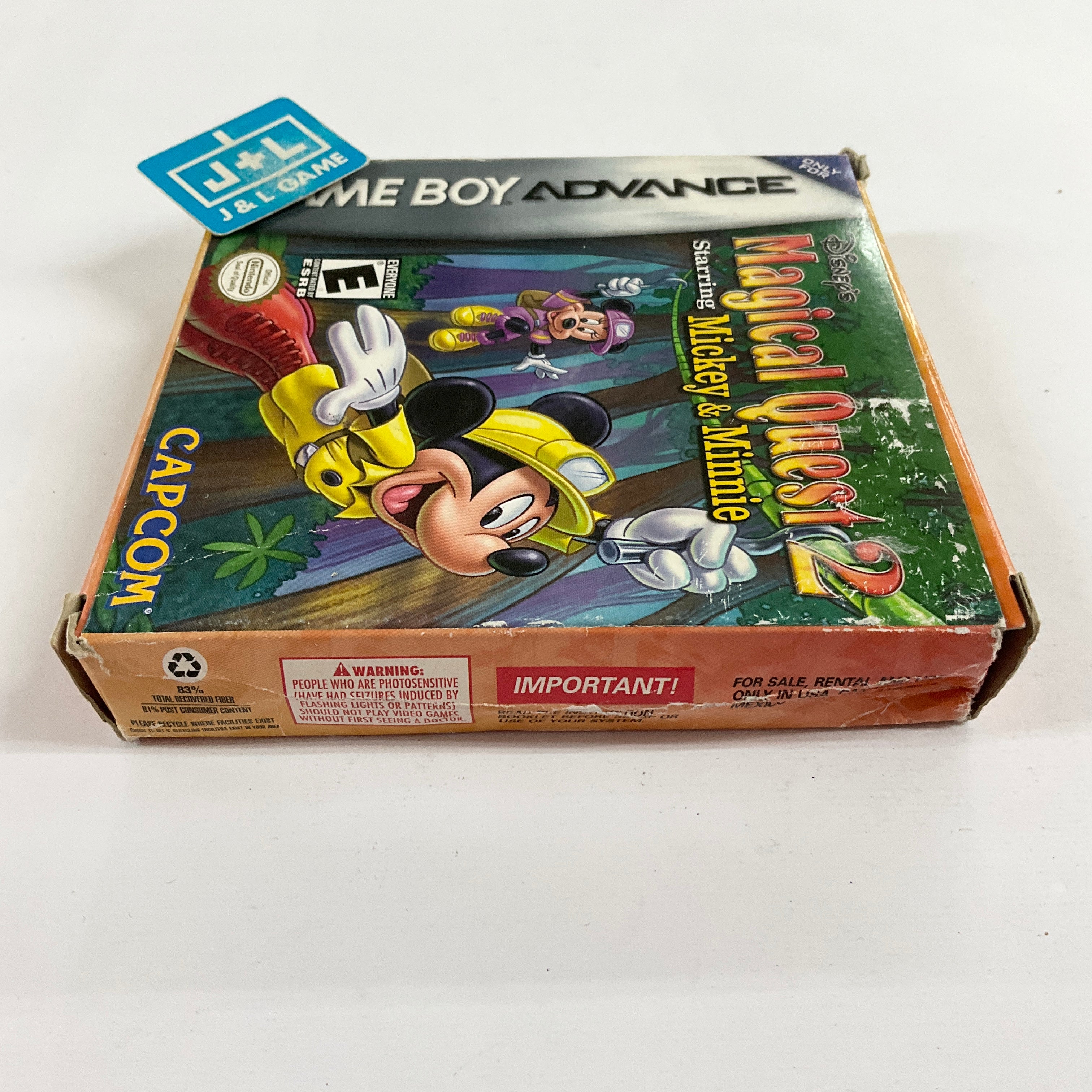Disney's Magical Quest 2 Starring Mickey and Minnie - (GBA) Game Boy Advance [Pre-Owned] Video Games Capcom   