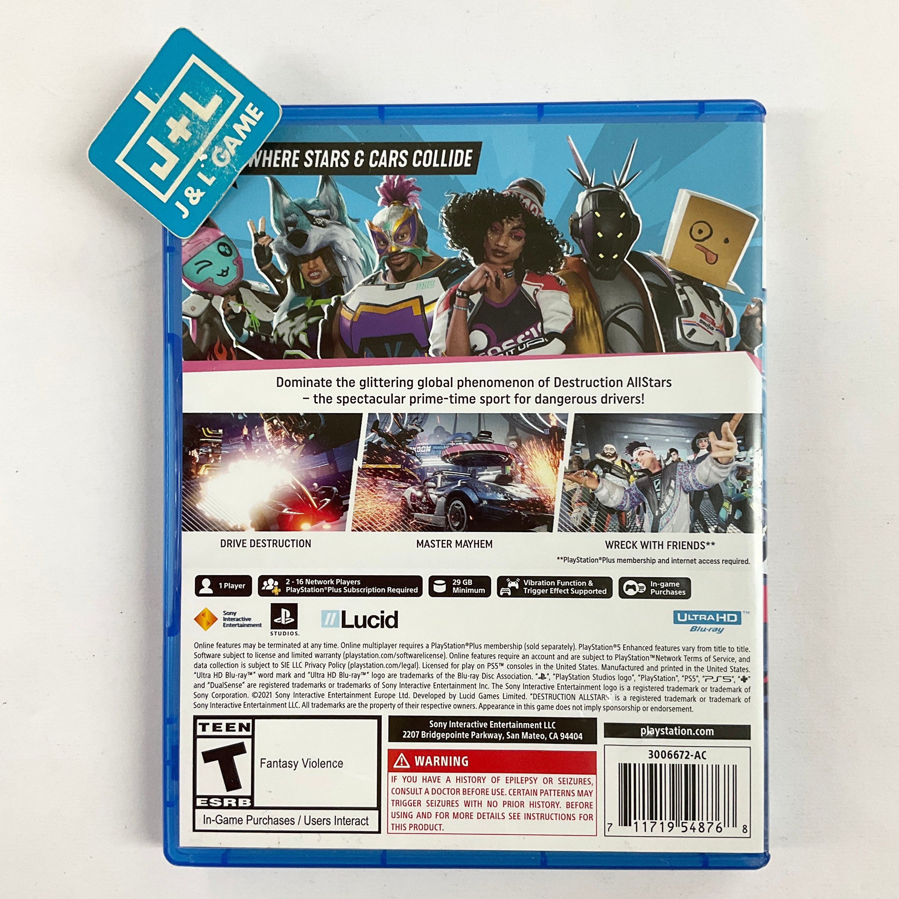 Destruction AllStars - (PS5) PlayStation 5 [Pre-Owned] Video Games PlayStation   