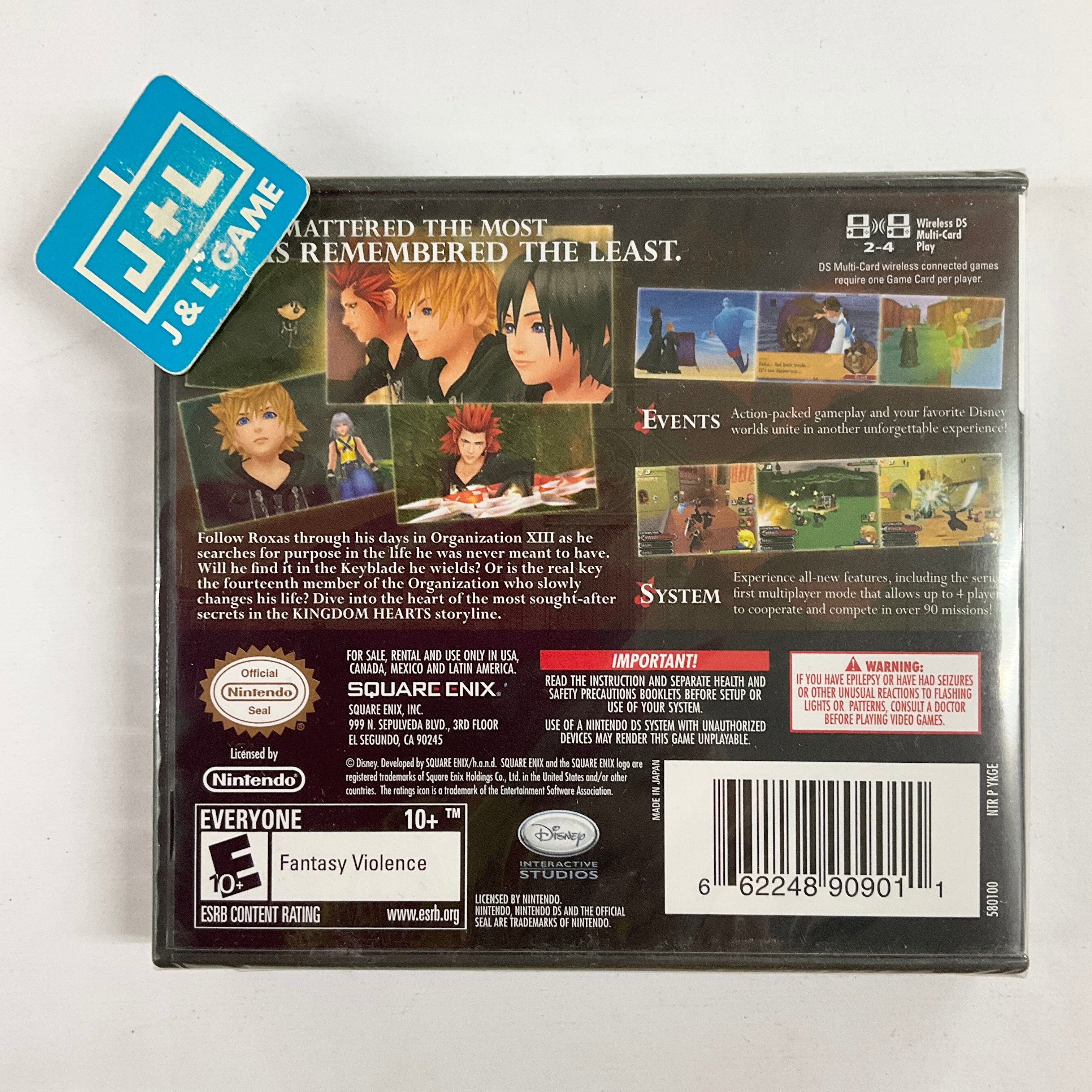 Kingdom Hearts 358/2 Days - (NDS) Nintendo DS | J&L Game