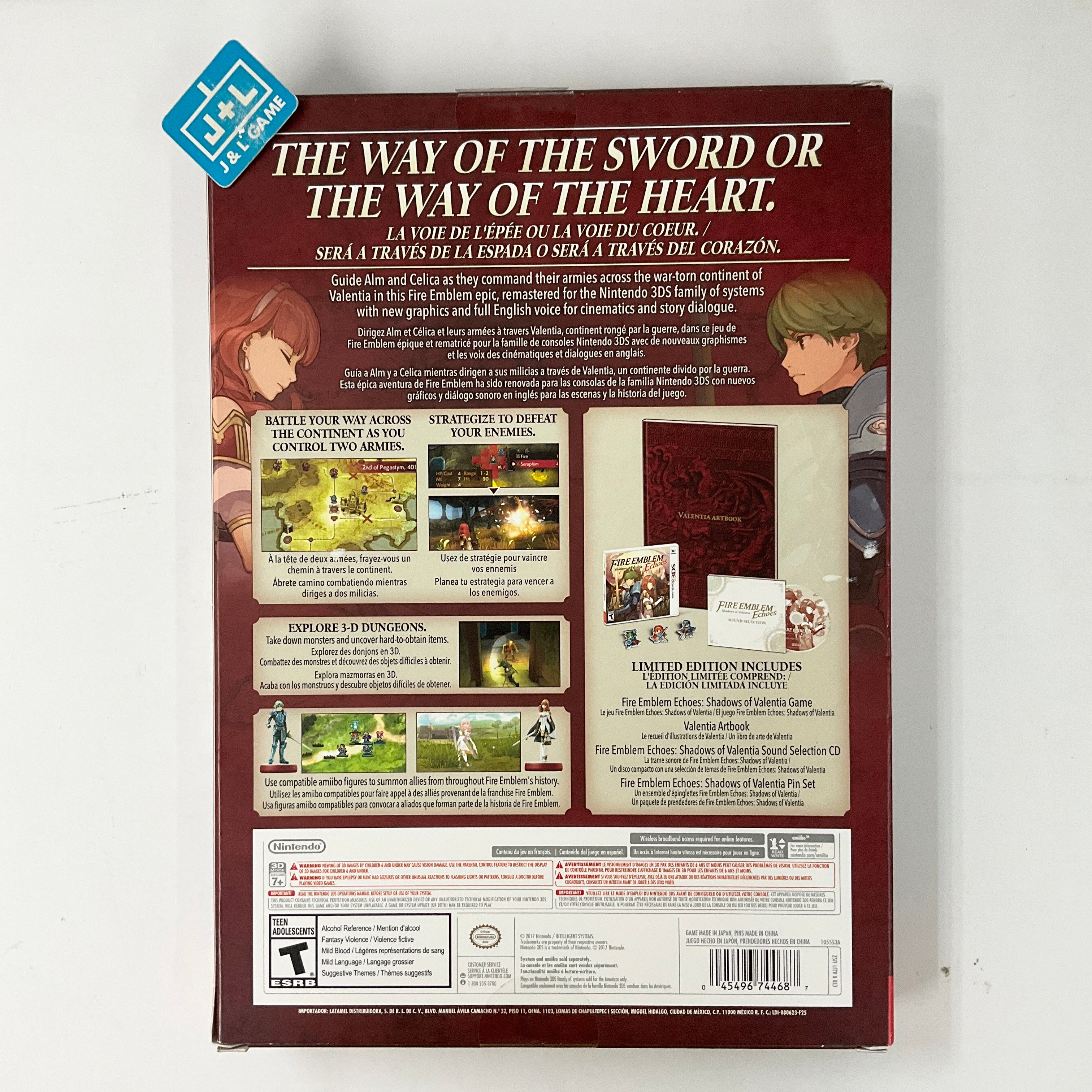 Fire Emblem Echoes: Shadows of Valentia (Limited Edition) - Nintendo 3DS [Pre-Owned] Video Games Nintendo   