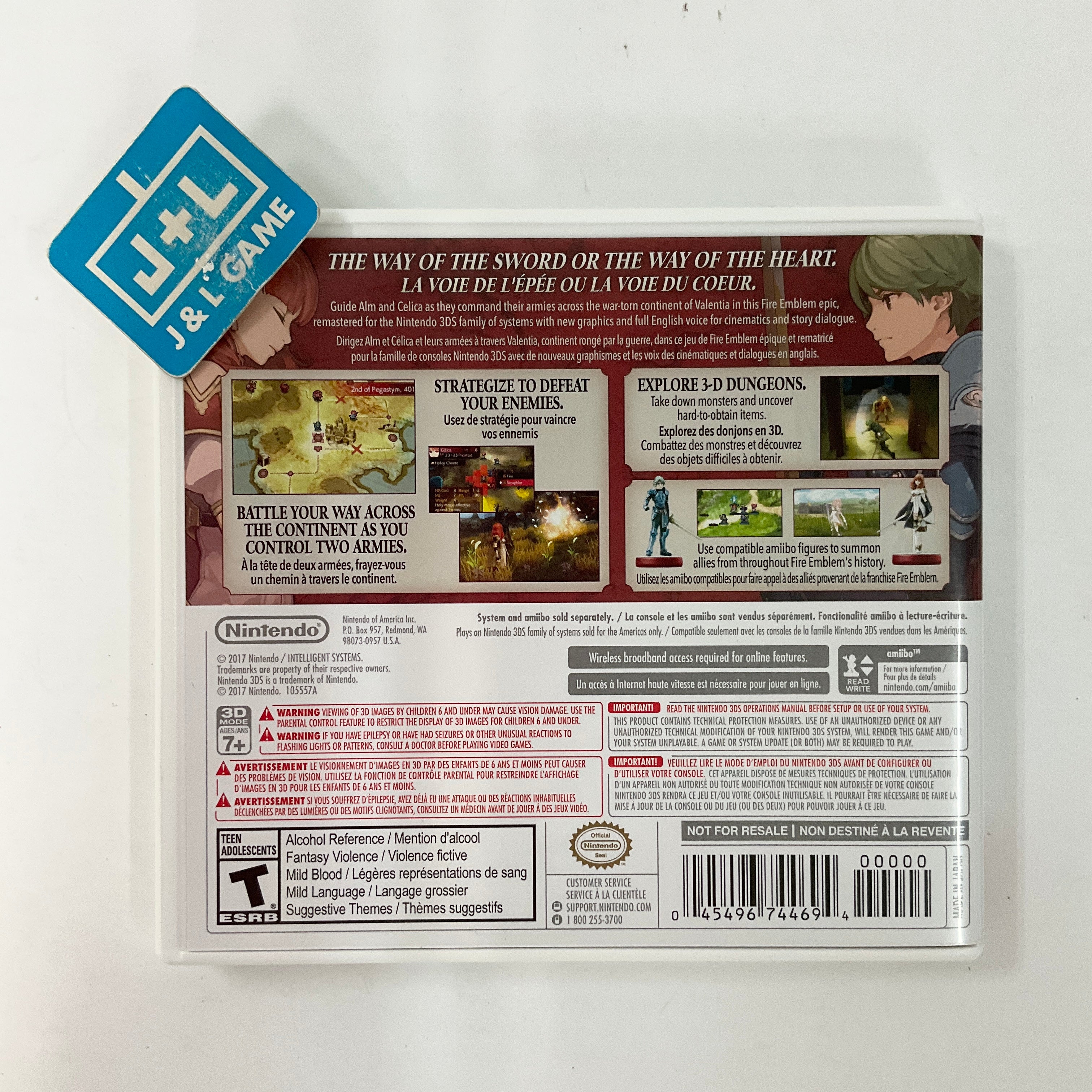 Fire Emblem Echoes: Shadows of Valentia (Limited Edition) - Nintendo 3DS [Pre-Owned] Video Games Nintendo   