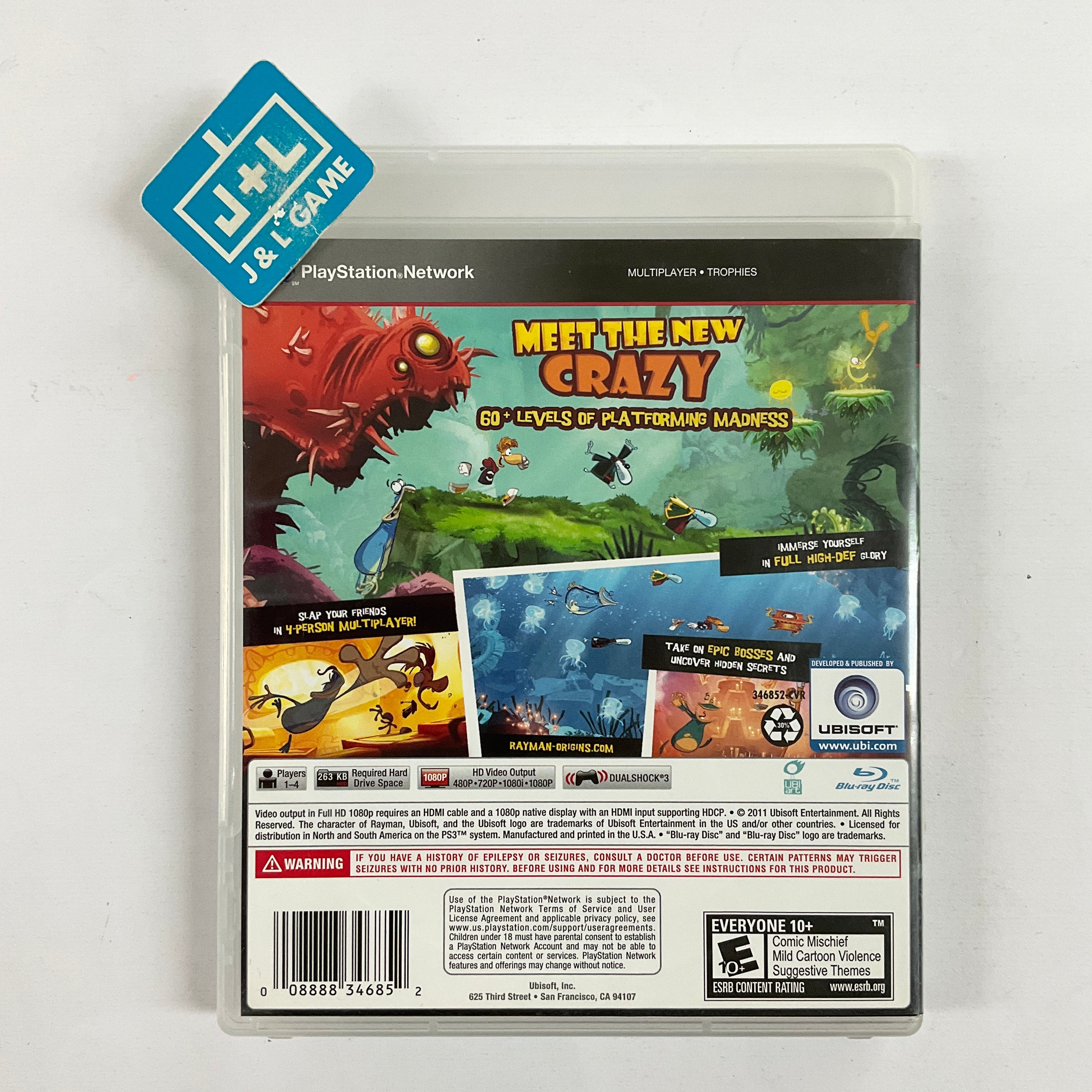 Rayman Origins - PlayStation 3 | Ubisoft | GameStop