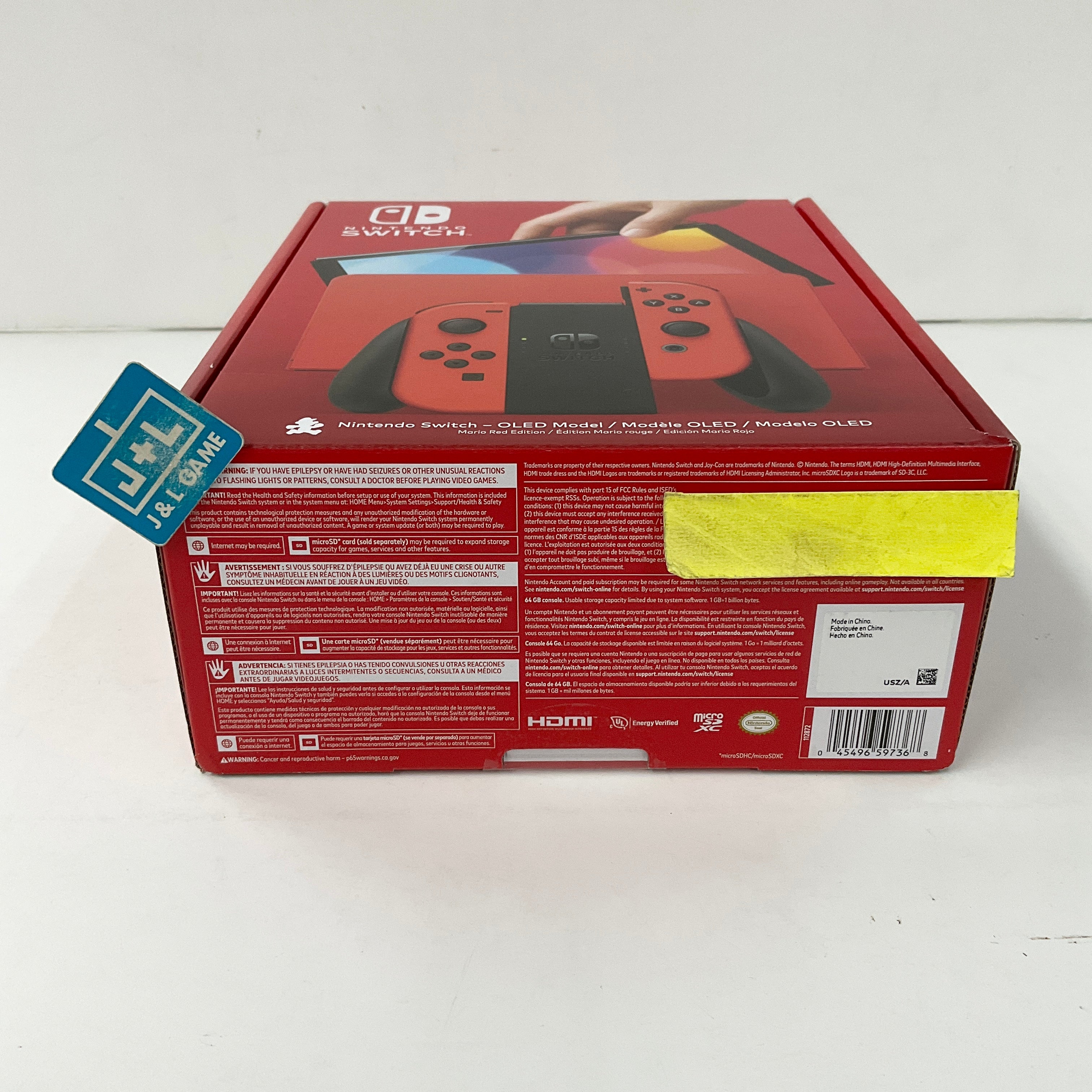 Nintendo Switch - OLED Model: Mario Red Edition - (NSW) Nintendo Switch Consoles Nintendo   