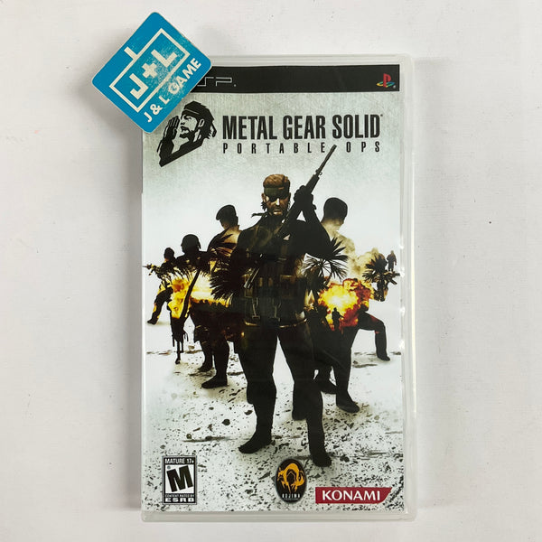【新品PSP】L GEAR SOLID PORTABLE OPS Metal Gear Solid: Portable Ops - Sony PSP [Pre-Owned] | J&L Game