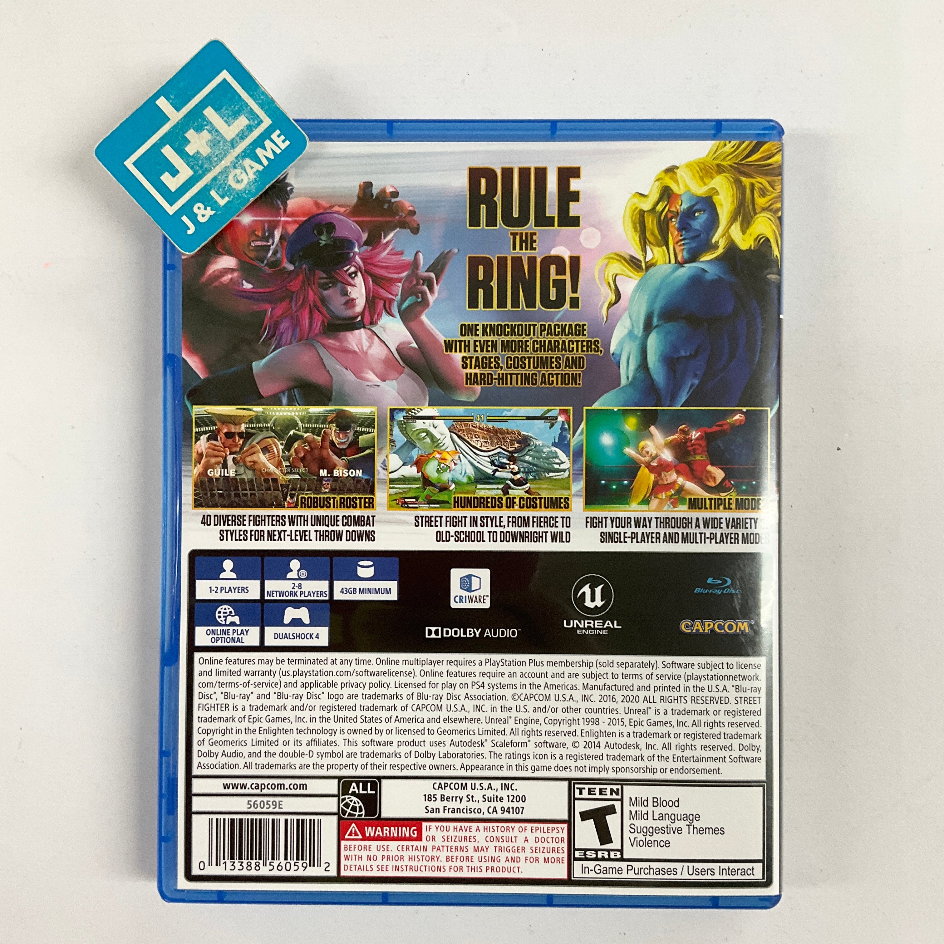 Street Fighter V: Champion Edition - (PS4) PlayStation 4 [Pre-Owned] Video Games Capcom