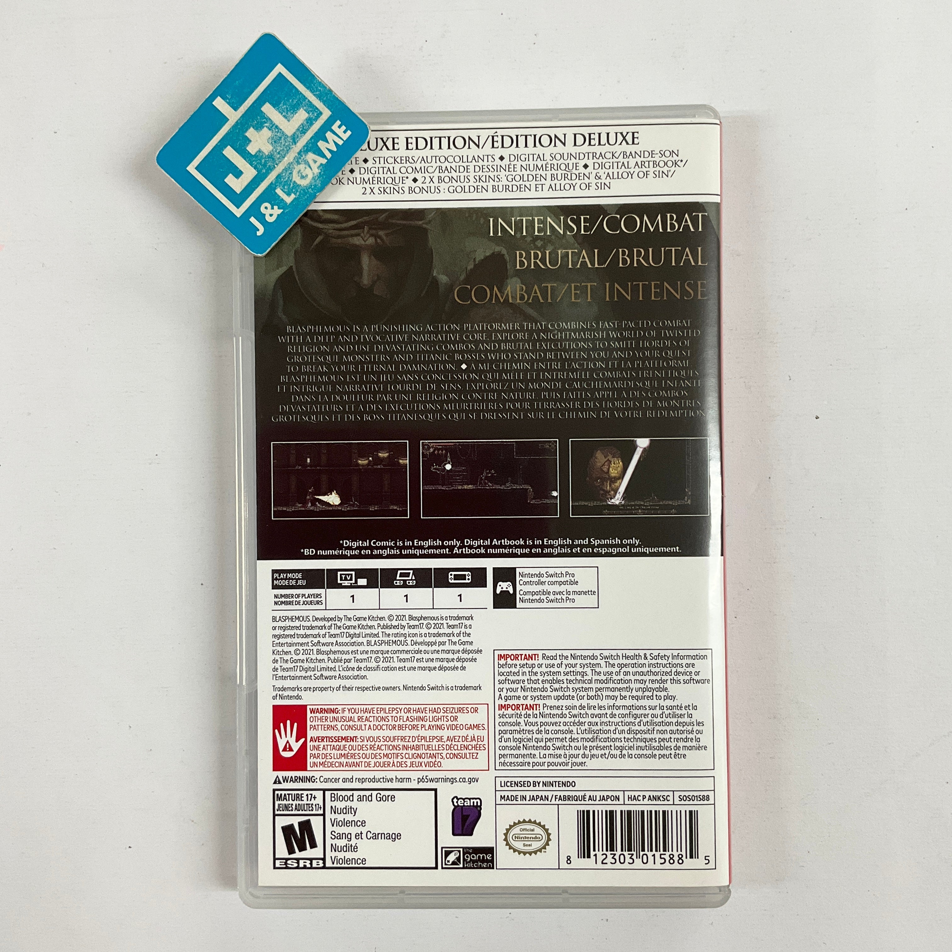 Blasphemous Deluxe Edition - (NSW) Nintendo Switch [Pre-Owned] Video Games Sold Out   