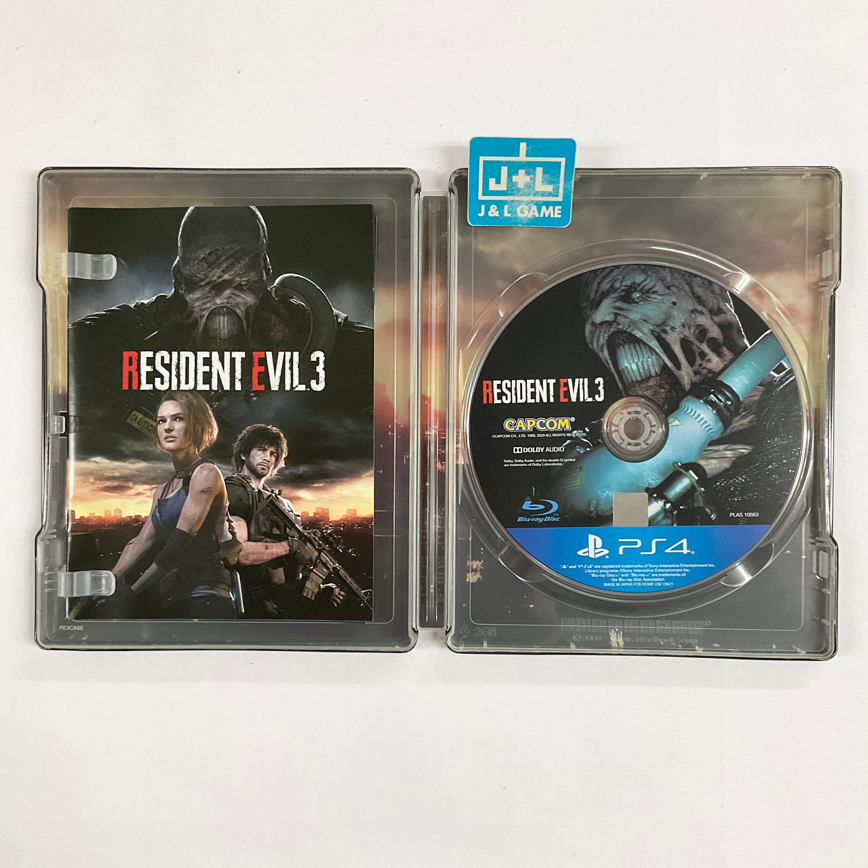 Resident Evil 3 (Steelbook) - (PS4) PlayStation 4 [Pre-Owned] (Asia Import) Video Games Capcom   