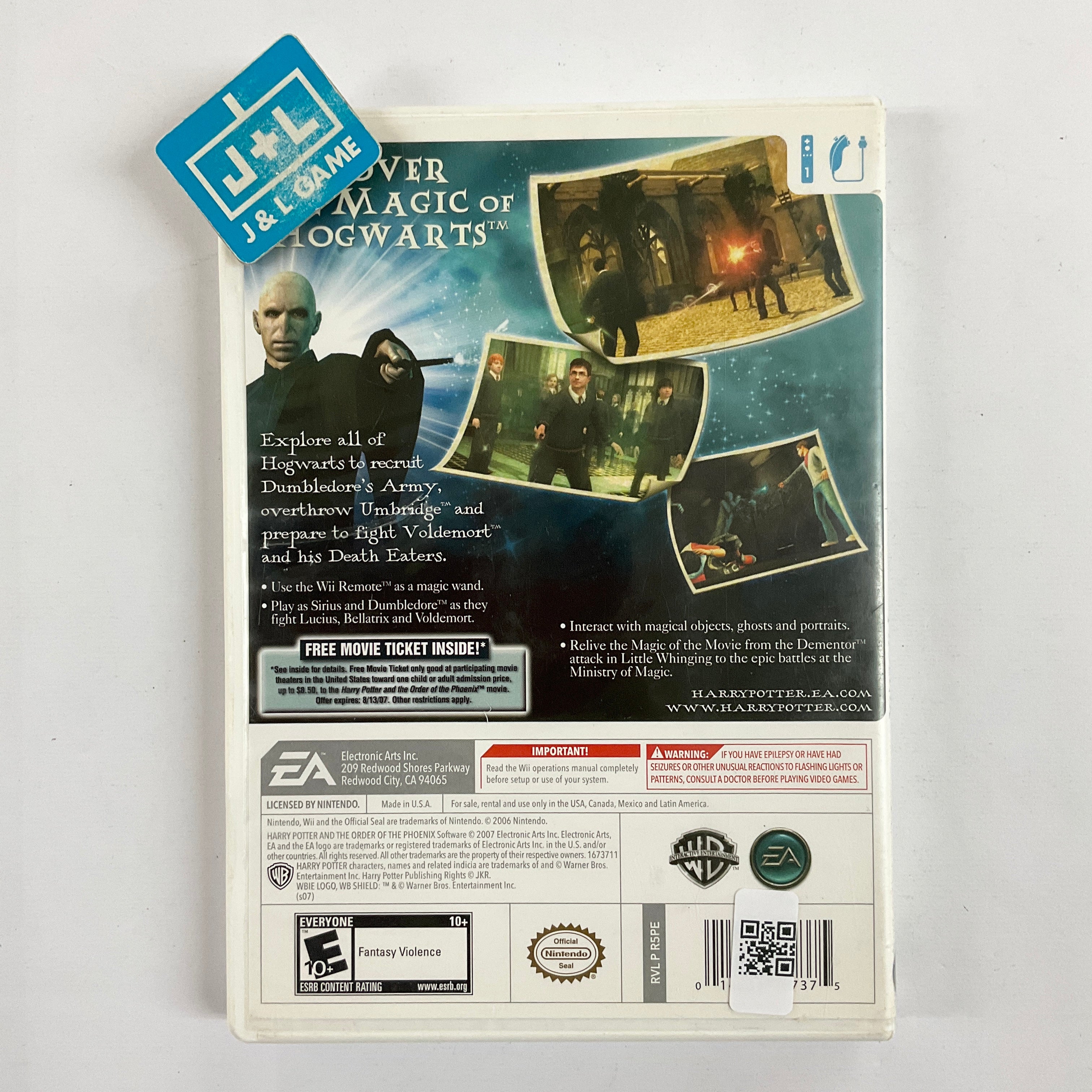 Harry Potter and the Order of the Phoenix - Nintendo Wii [Pre-Owned] Video Games Electronic Arts   