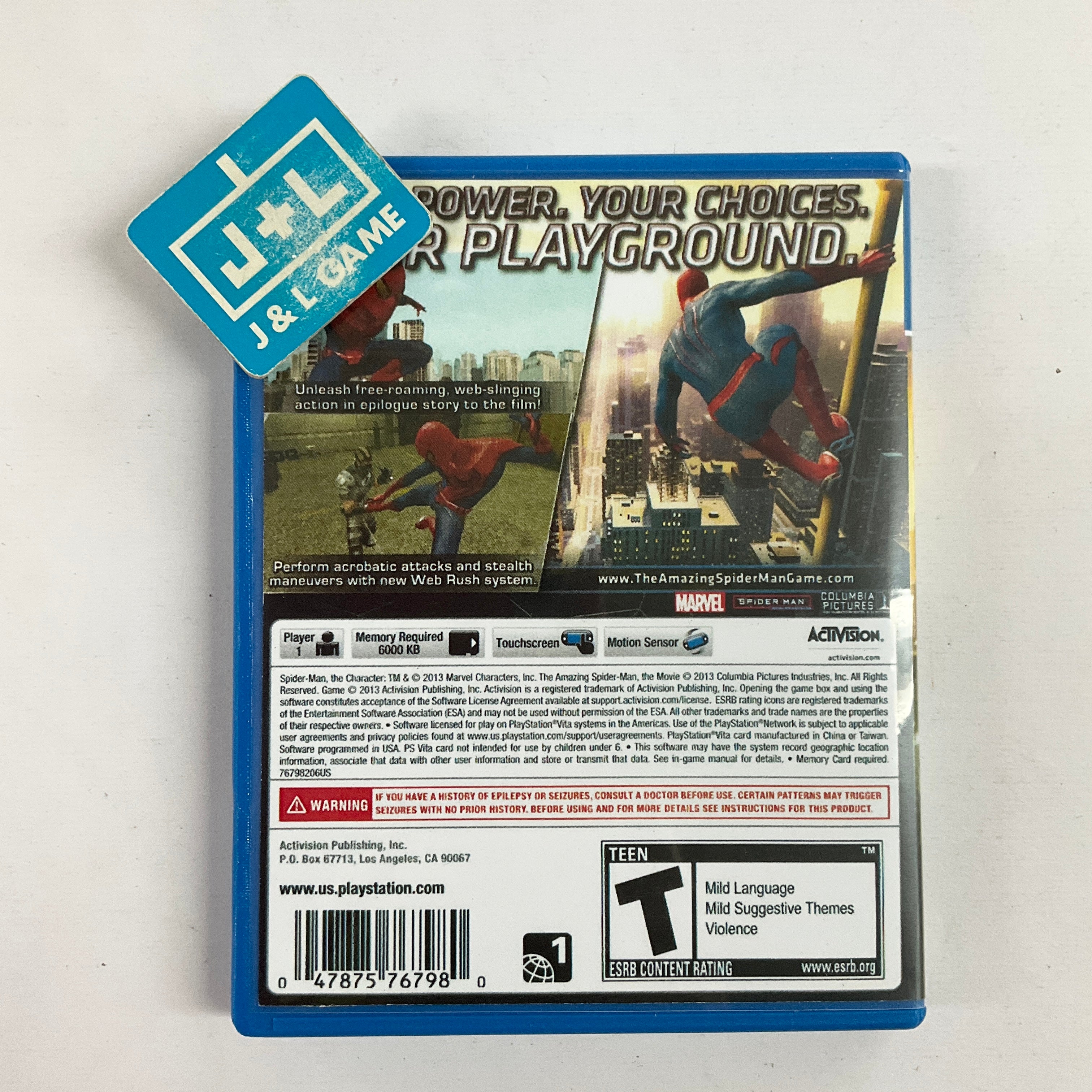 The Amazing Spider-Man (PS Vita) (Gebraucht) in Uetikon am See für CHF The Amazing Spider-Man (PS Vita) (Gebraucht) in Uetikon am See für CHF
