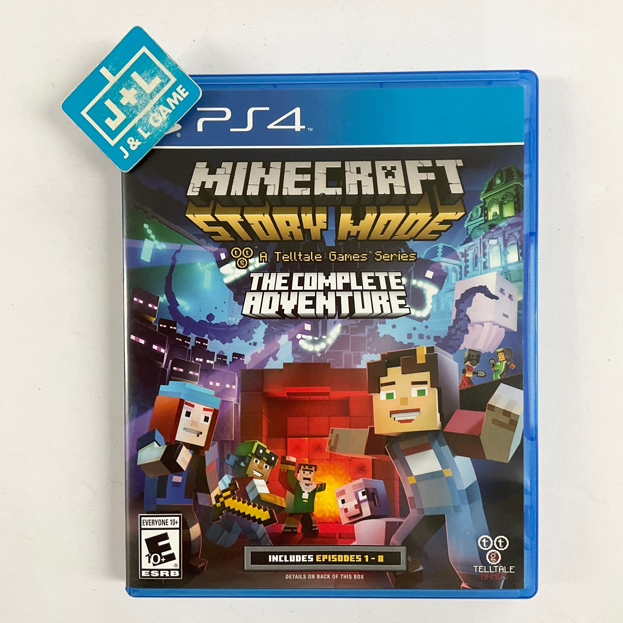 Minecraft: Story Mode- The Complete Adventure - (PS4) PlayStation 4 [Pre-Owned] Video Games Telltale Games   