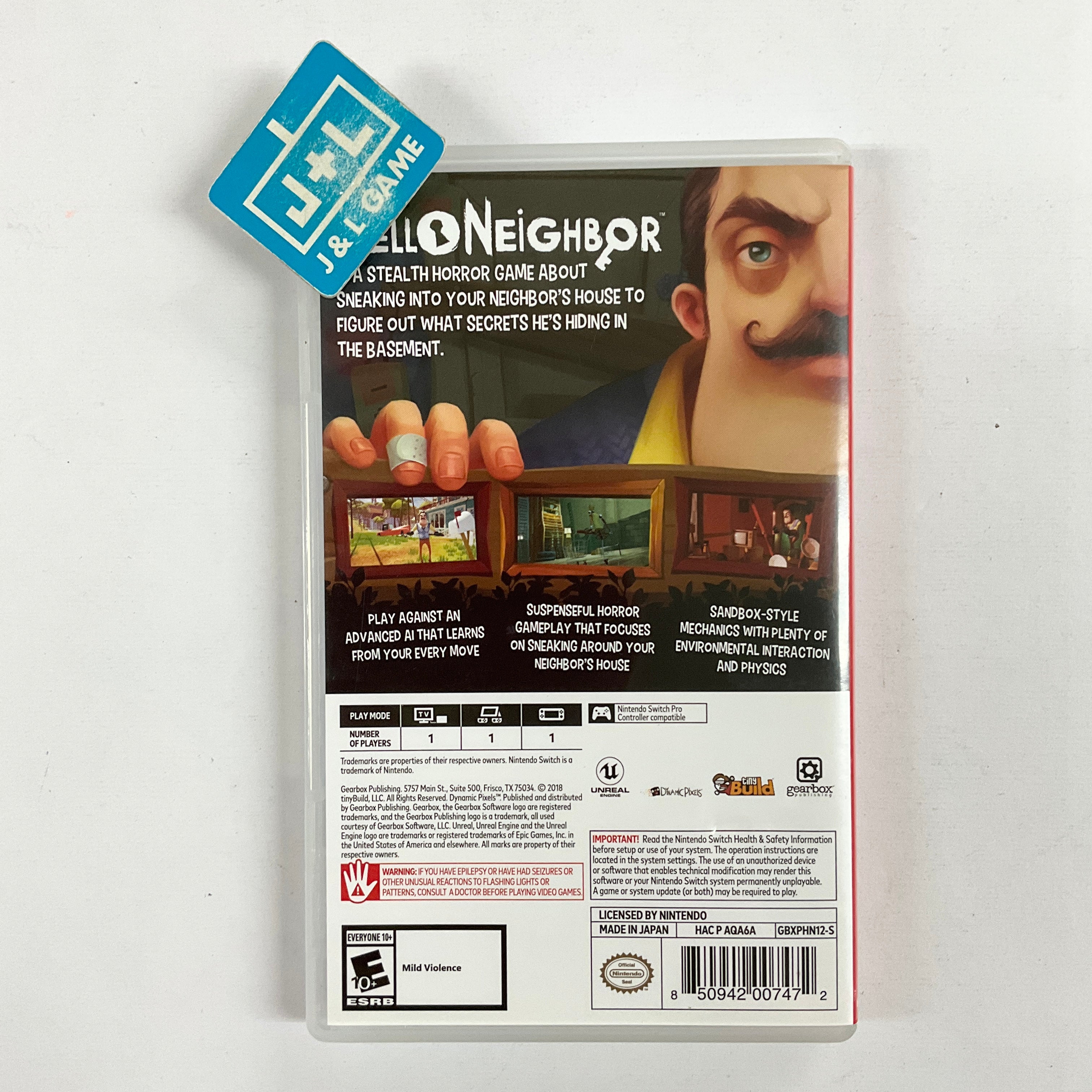 Hello Neighbor - (NSW) Nintendo Switch [Pre-Owned] Video Games Gearbox Publishing   