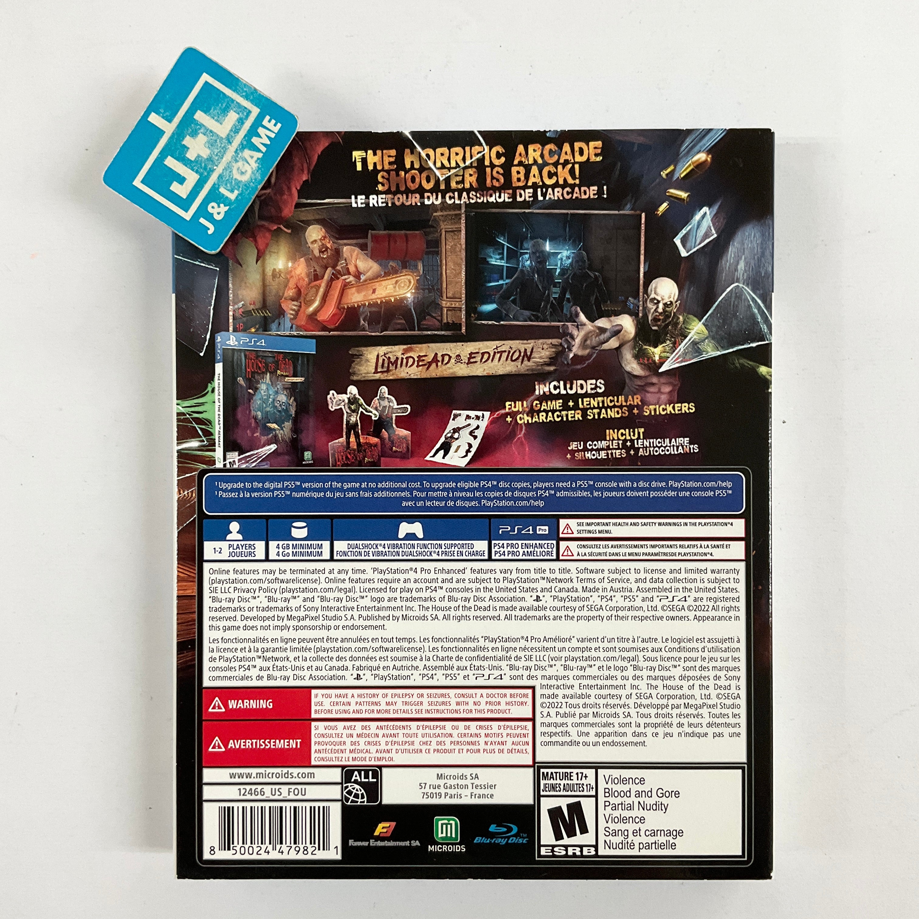 The House of the Dead: Remake - Limidead Edition - (PS4) PlayStation 4 [Pre-Owned] Video Games Maximum Games   