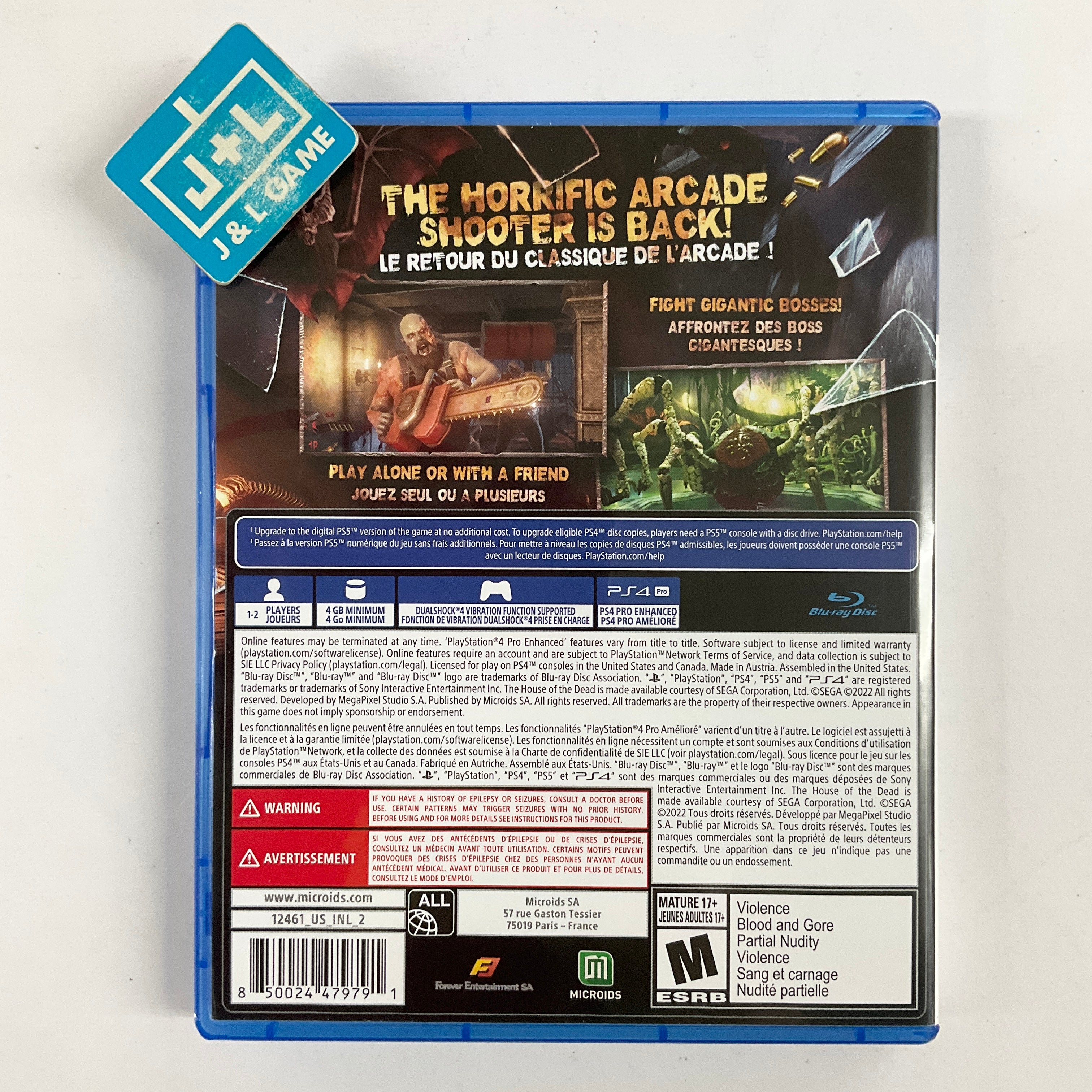 The House of the Dead: Remake (Limidead Edition) - (PS4) PlayStation 4 [Pre-Owned] Video Games Maximum Games