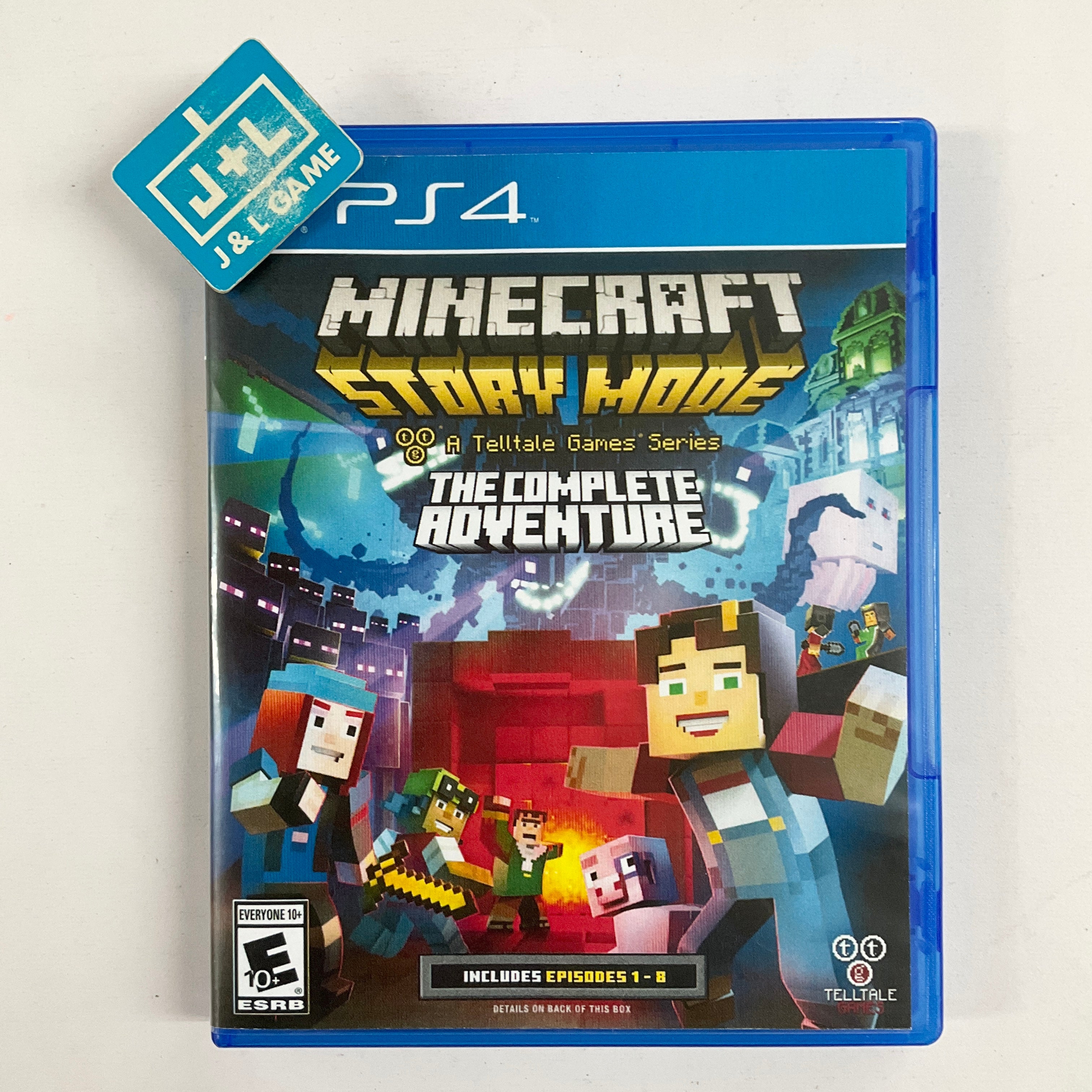 Minecraft: Story Mode- The Complete Adventure - (PS4) PlayStation 4 [Pre-Owned] Video Games Telltale Games   