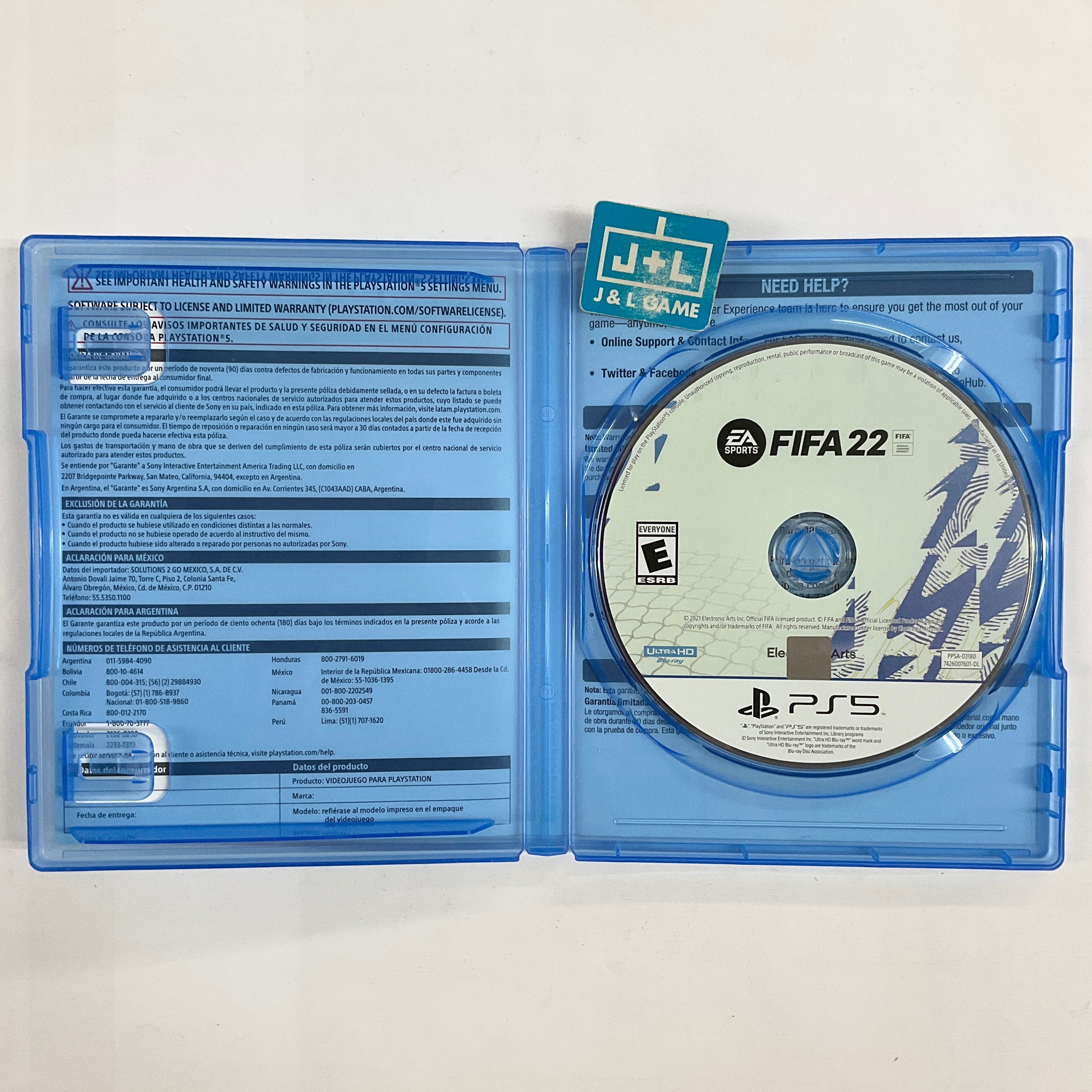 FIFA 22 - (PS5) PlayStation 5 [Pre-Owned] Video Games Electronic Arts   